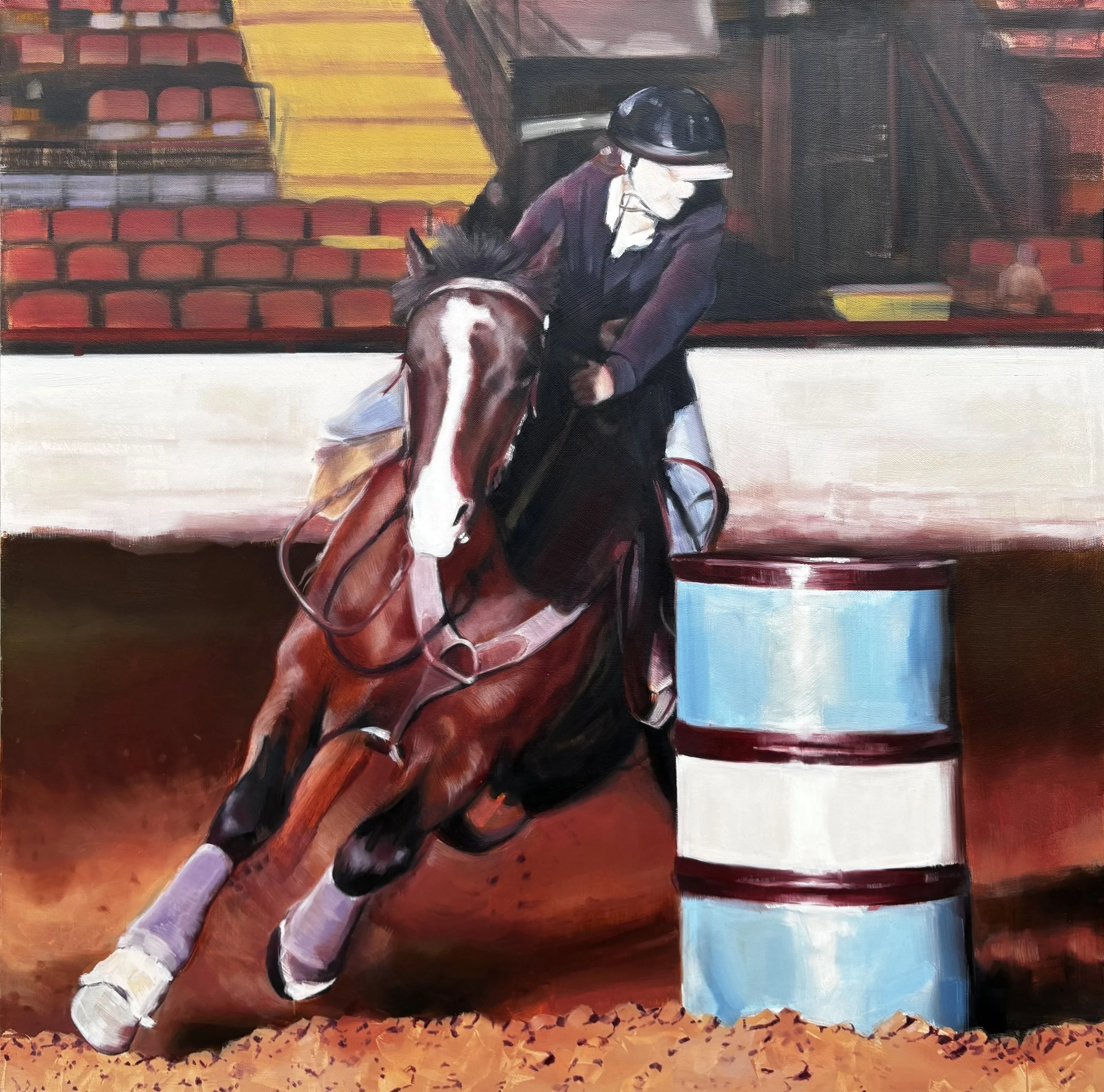 "Something to Show"
2025, oil on canvas, 36x36"