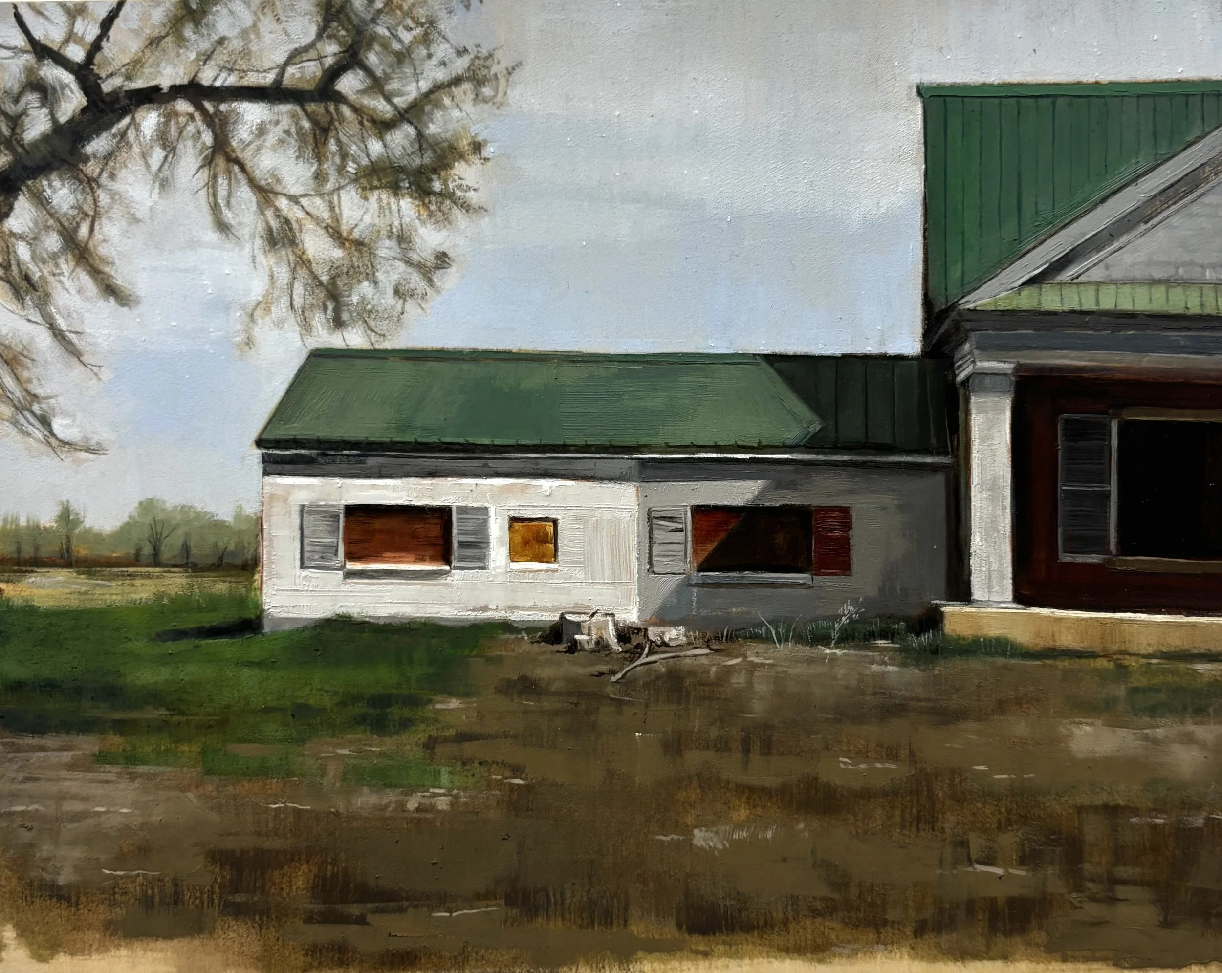 "Quick Close, No Fuss"
2025, oil on panel, 8x10"