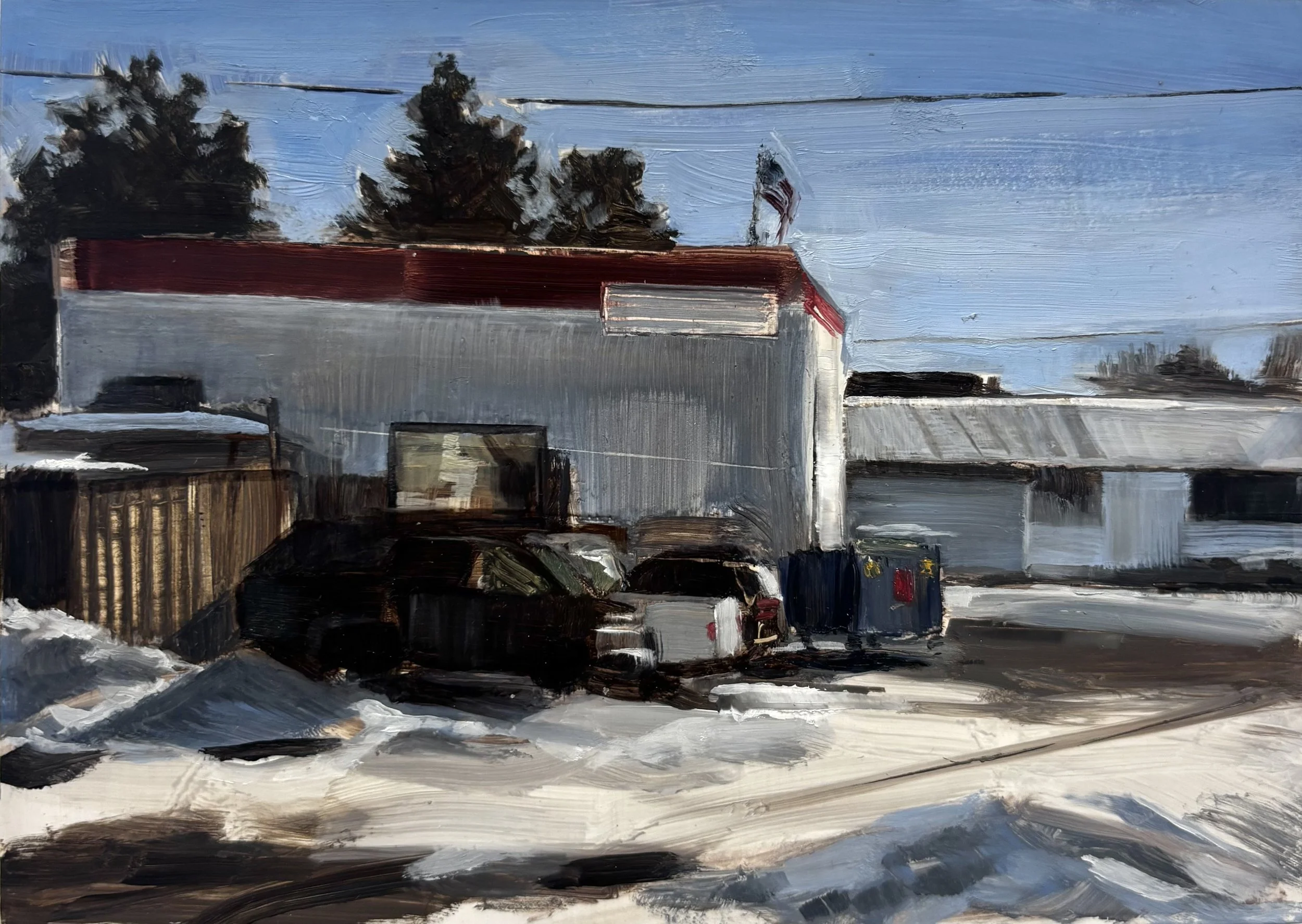 "Americas Taxidermy"
2025, oil on panel, 5x7"