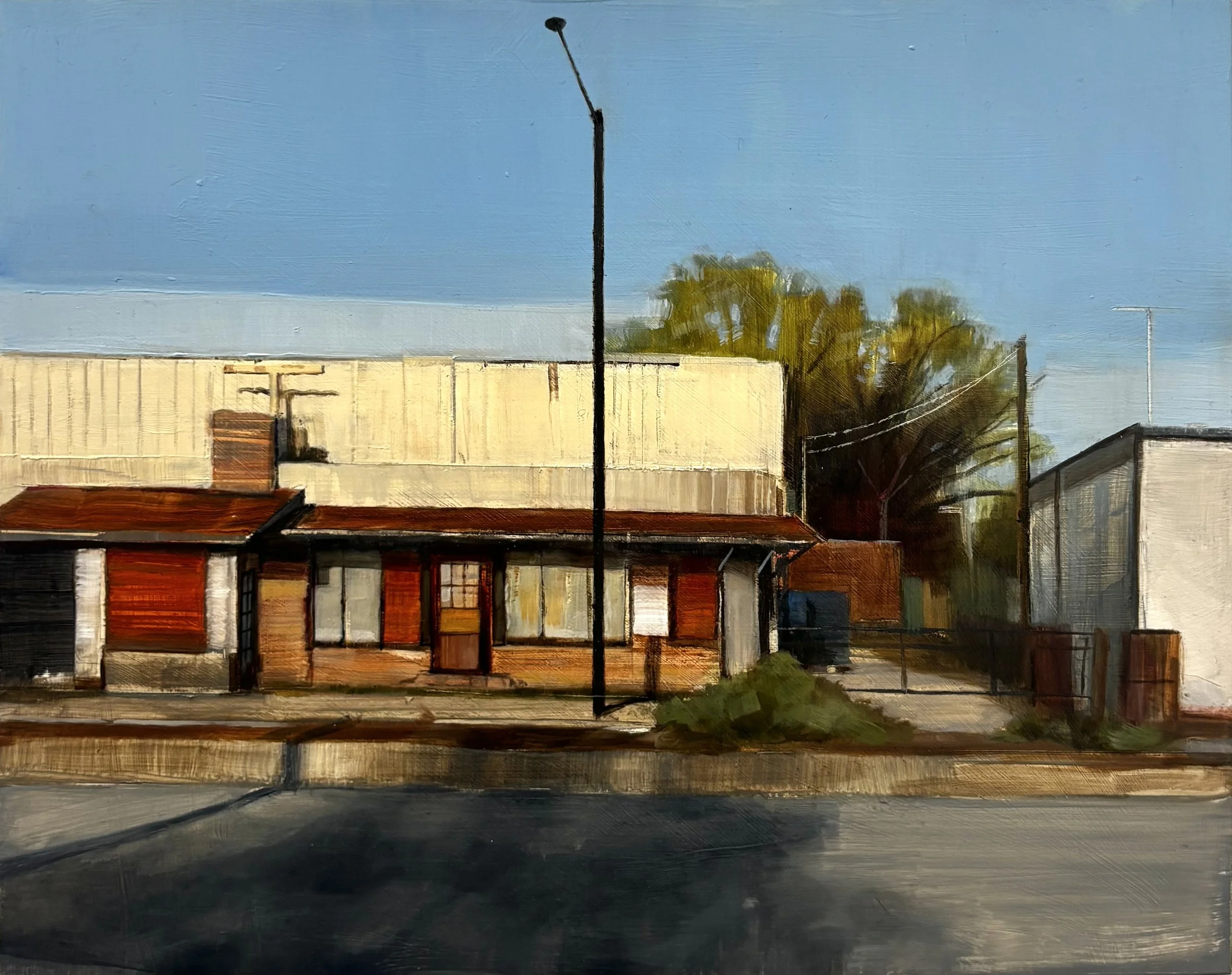 "Through Rose-Colored Glasses"
2025, oil on panel, 8x10"