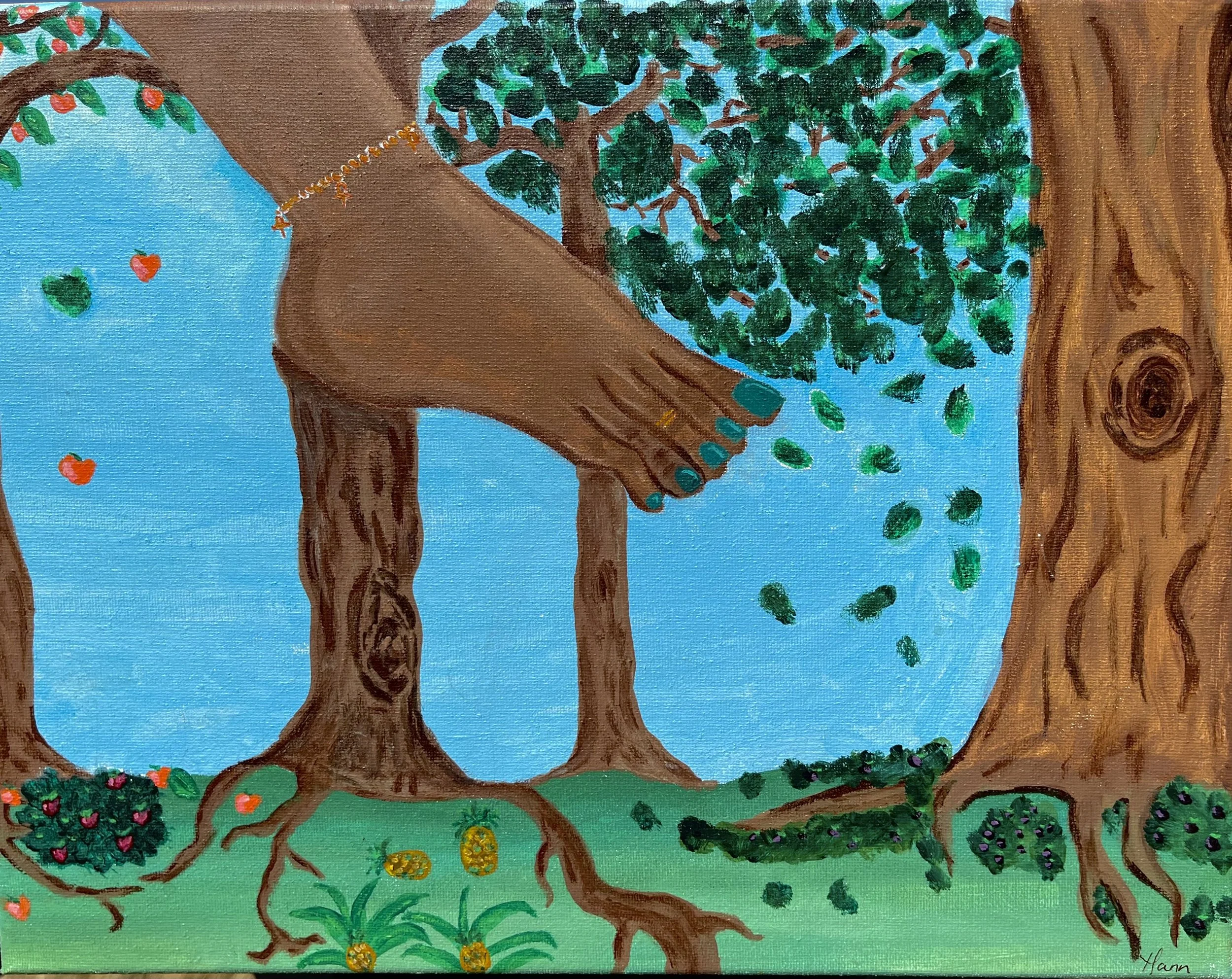 "Growth Garden" Featured in Heal Brown Girl Art Show 2022, MELI Artists of the Month Oct 2022, May 2023