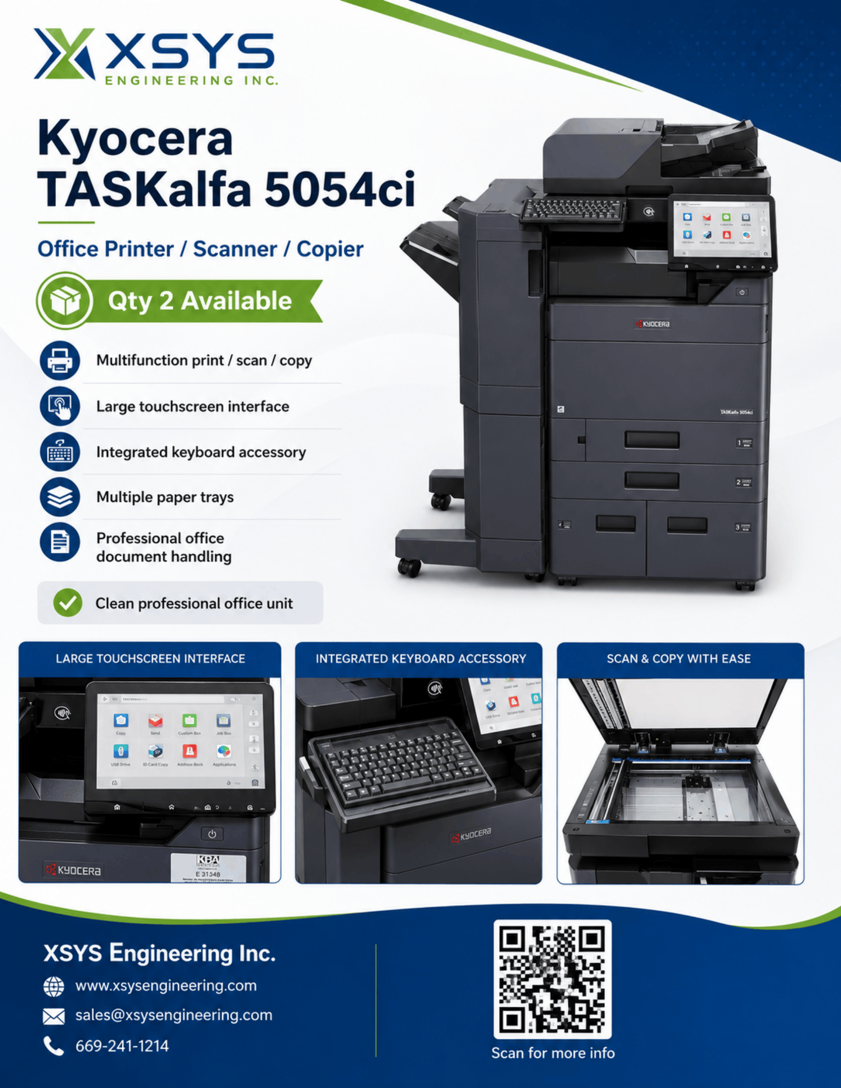 Kyocera Taskalfa 5054ci Office Printer Scanner Copier Qty 2 Flyer-1.png