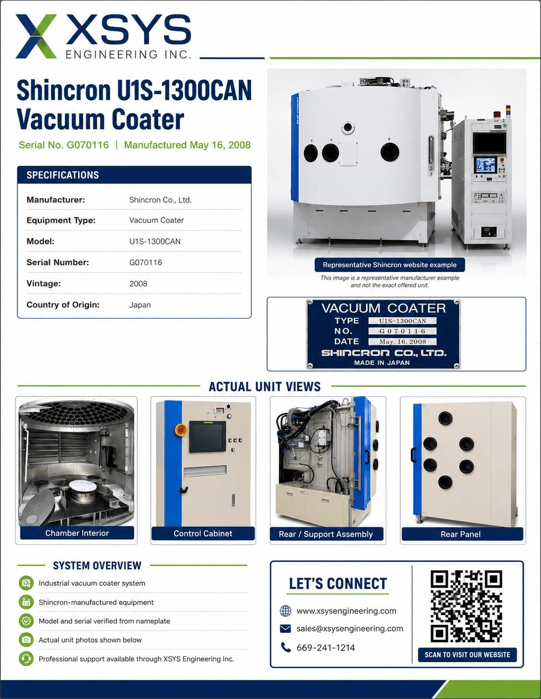 Shincron U1S-1300CAN Vacuum Coater System Flyer.png