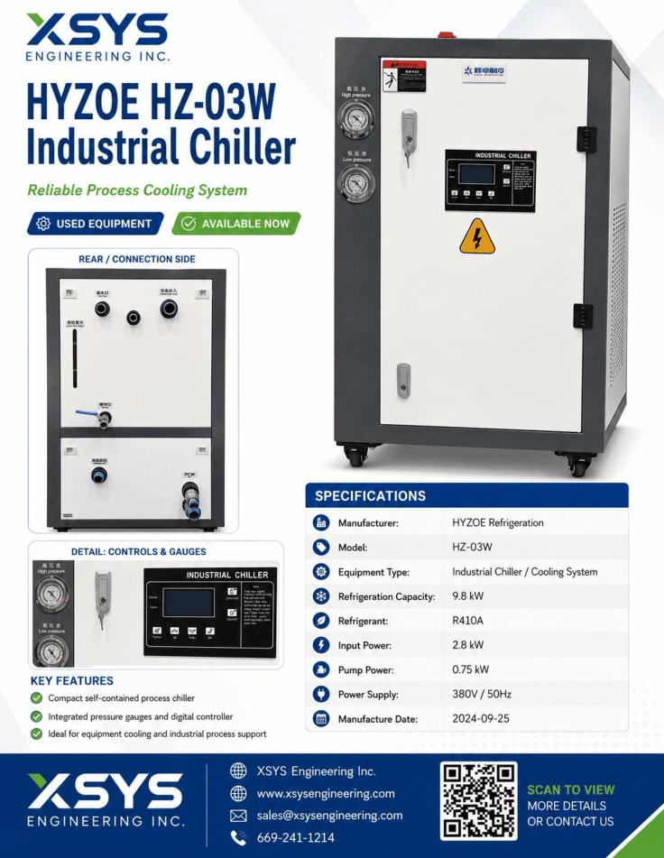 HYZOE HZ03W Industrial Chiller New In Box Flyer-1.png