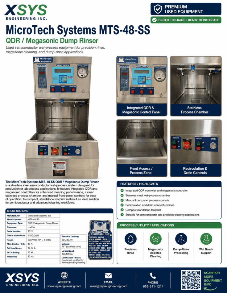 MicroTech MTS 48 SS QDR Megasonic Dump Rinser Flyer-1.png