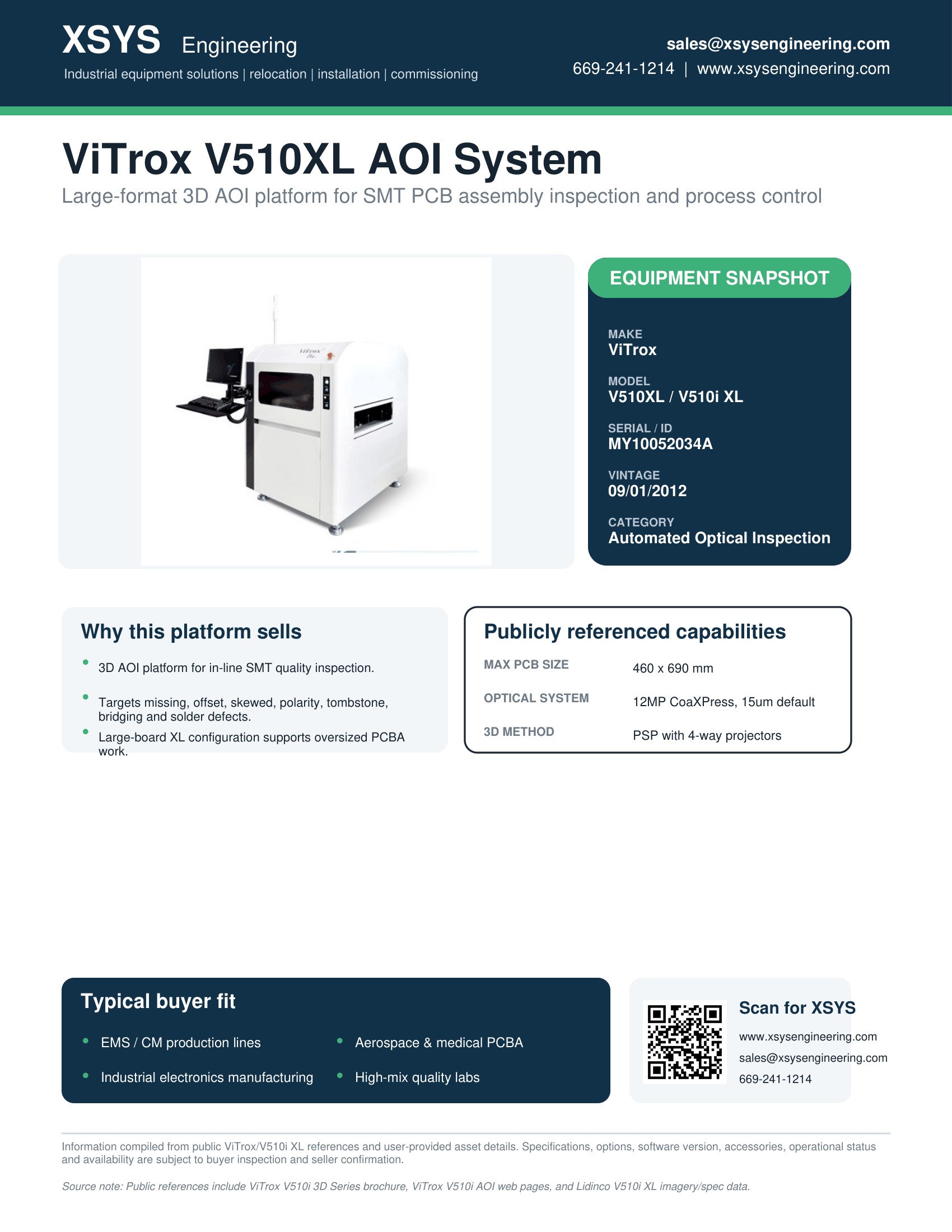 Vitrox V510XL SMT Optical Inspection System Sales Flyer-1.png