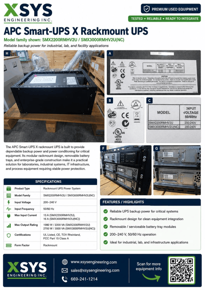 APC Smart UPS X Rackmount UPS