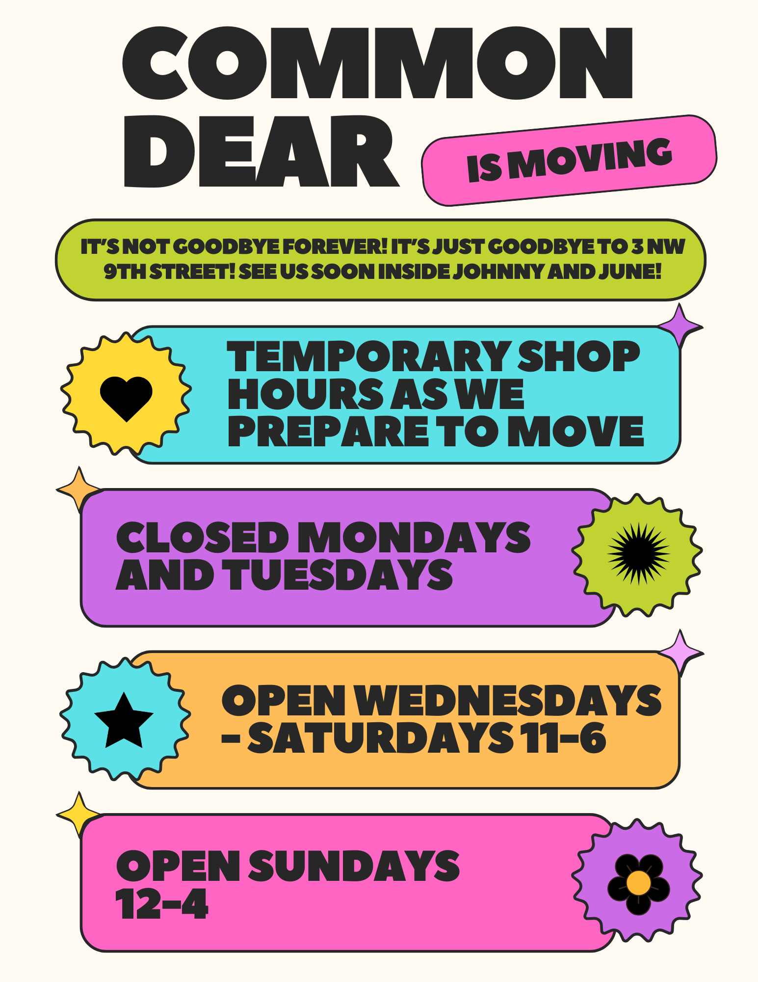 Social Media Graphic for Common Dear