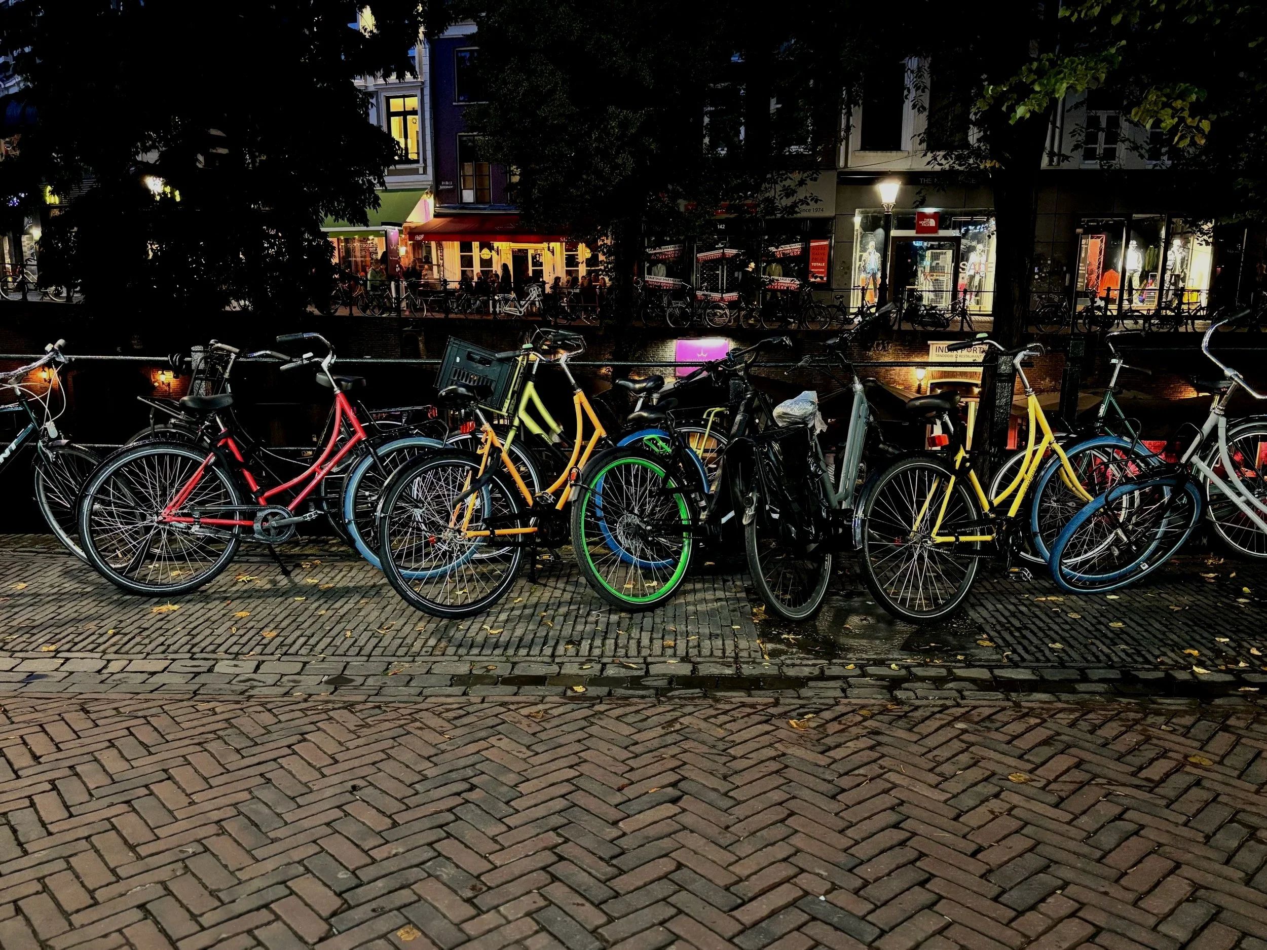 Photo of bicycles in the Netherlands
