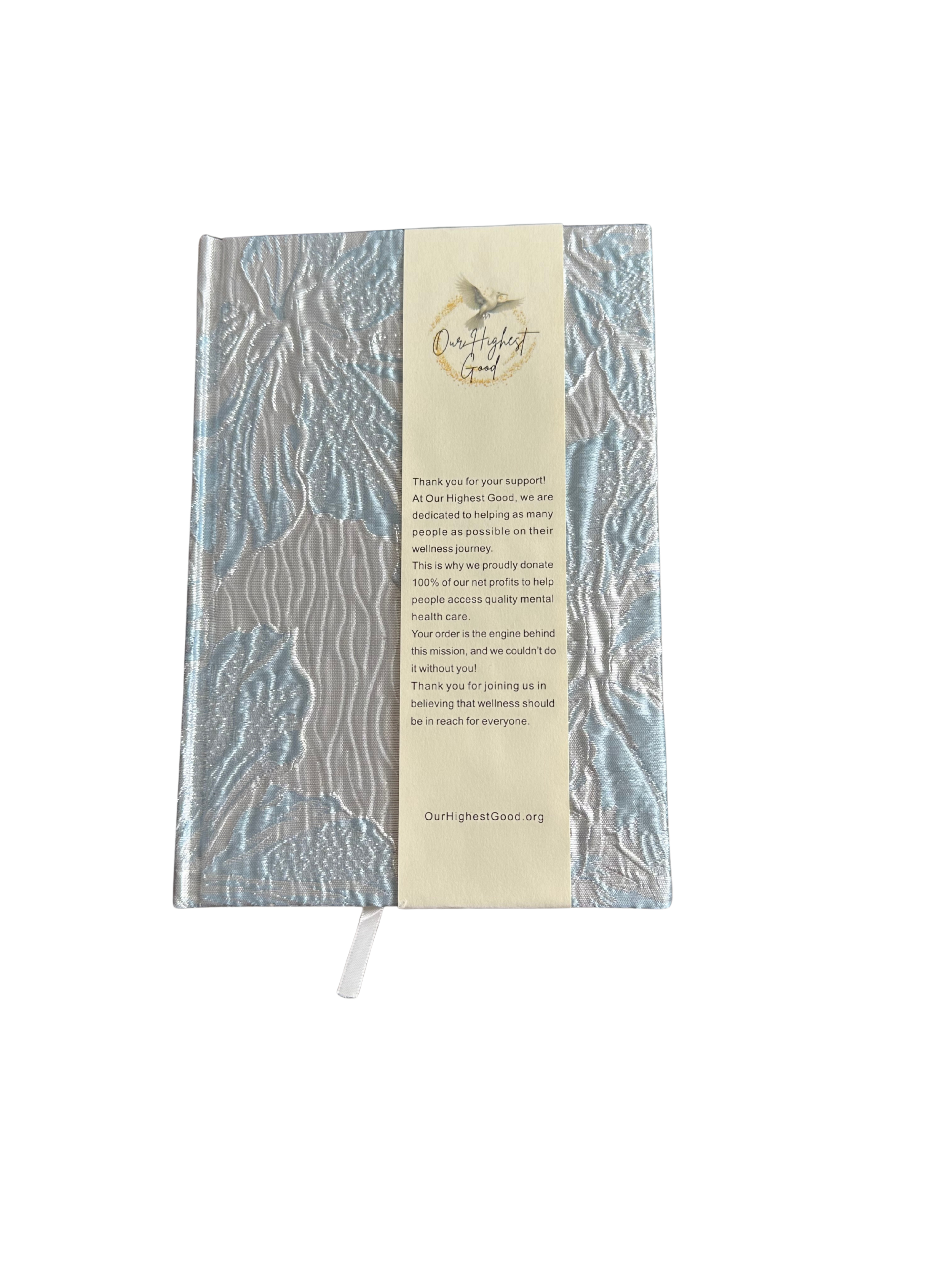 Satin Textured Floral Journals