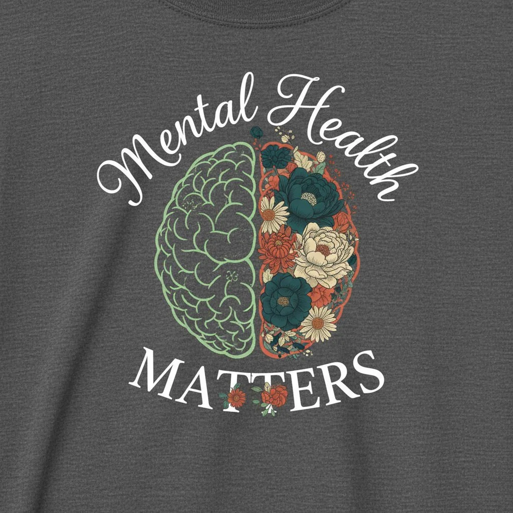 Coming soon...Bloom and Flourish: Mental Health Matters tshirt