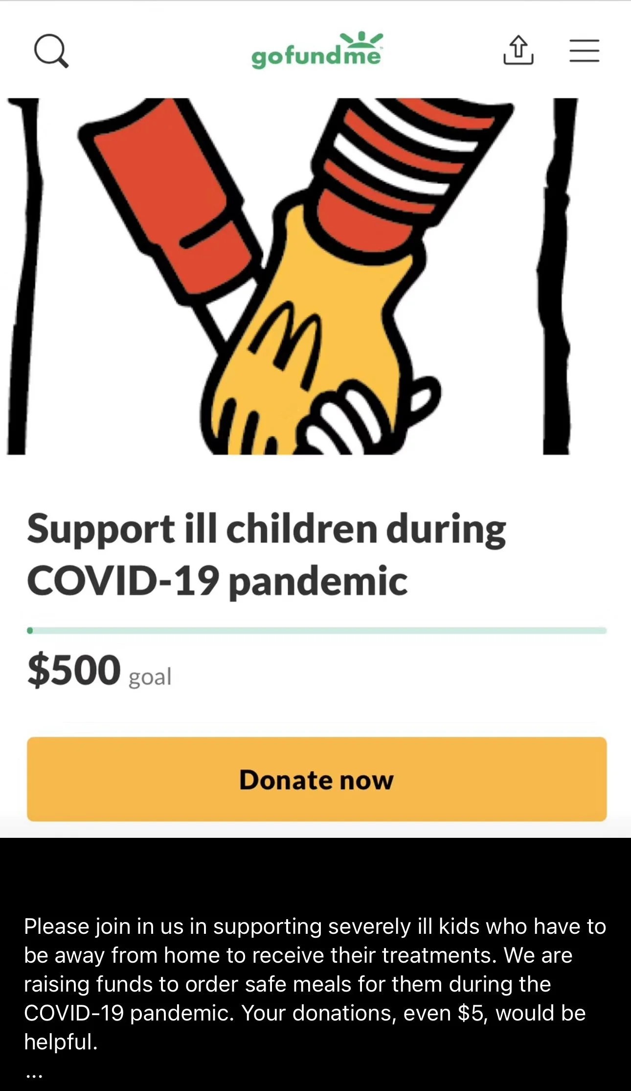 2020-03 COVID Fundraiser