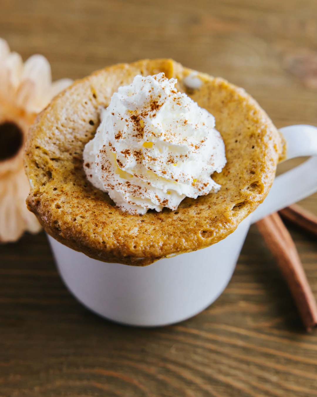Pumpkin Spice Mug Cake (High-Protein, Grab-and-Go)