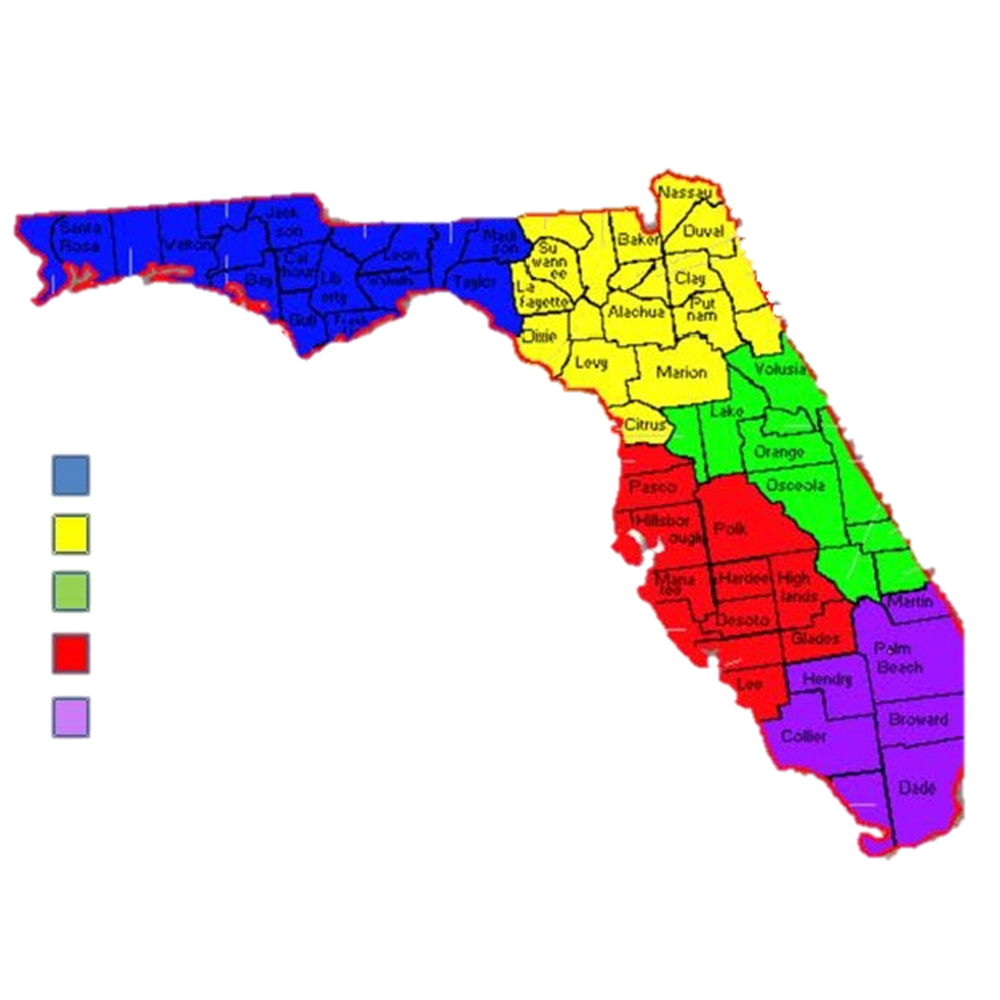 disaster drone network region map