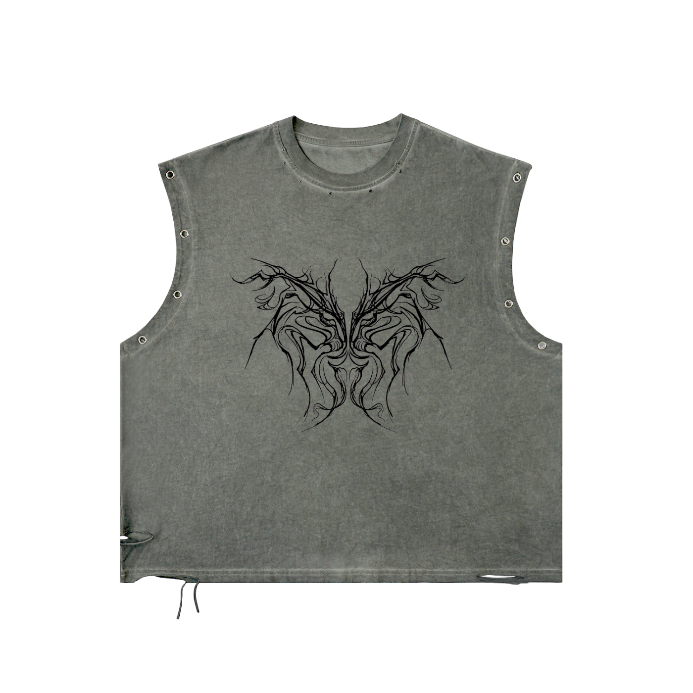 DISTRESSED BEETLE TANK TOP