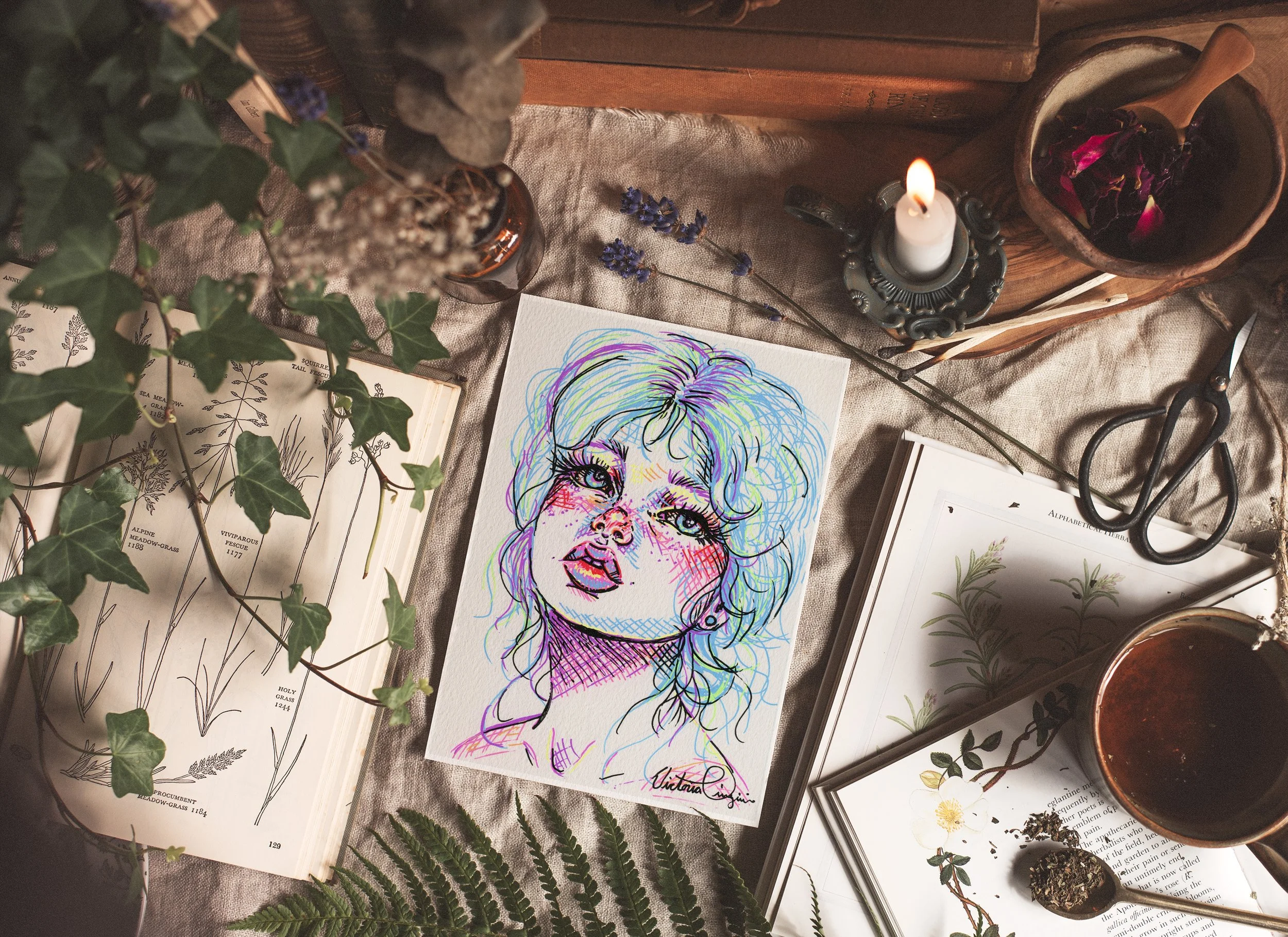 Study--Ink on Paper 5.5 X 8.5 Inches