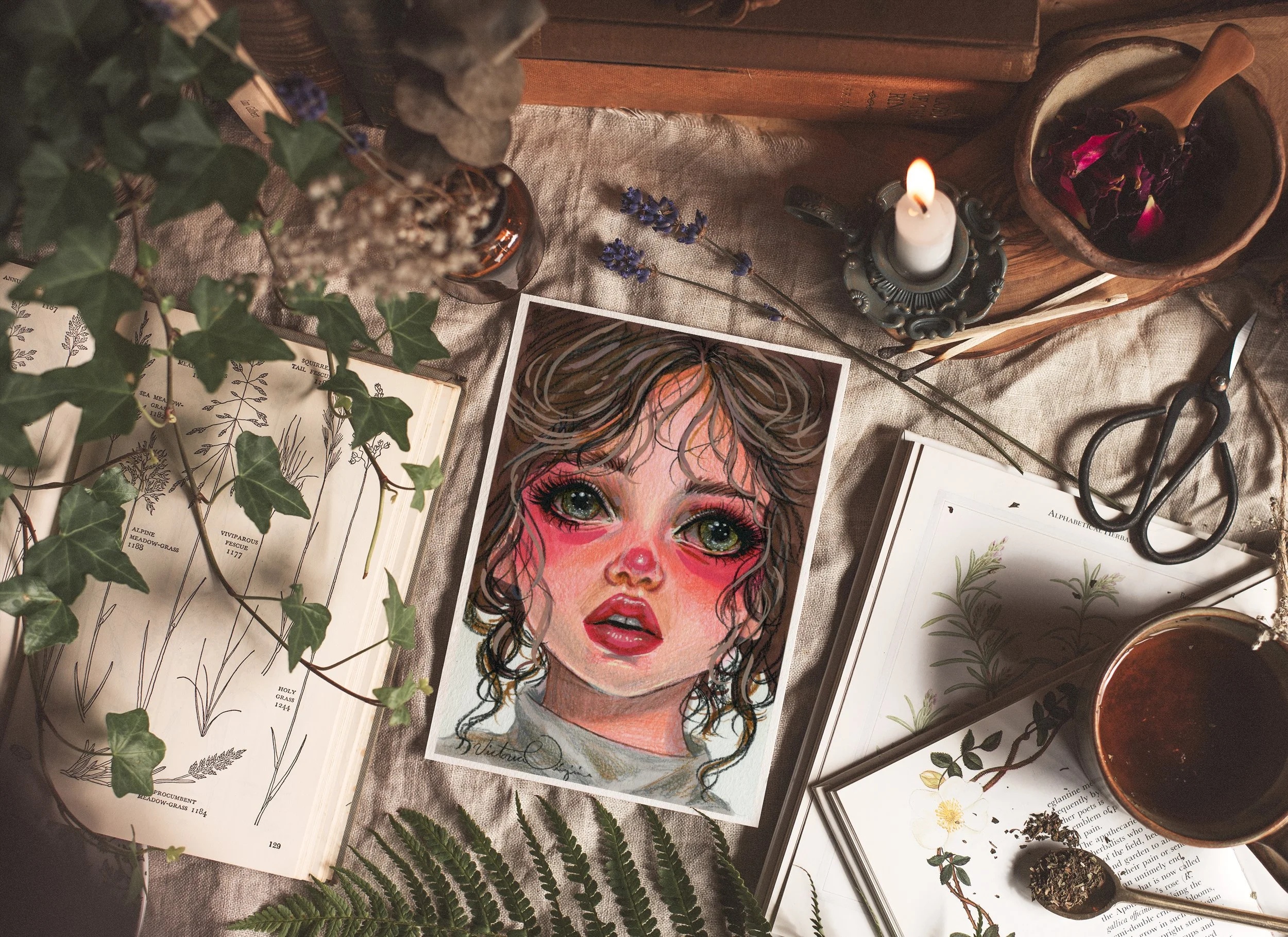 “A Feeling, With No Place to Go” Mixed Media 5.5 X 8.5 Inches