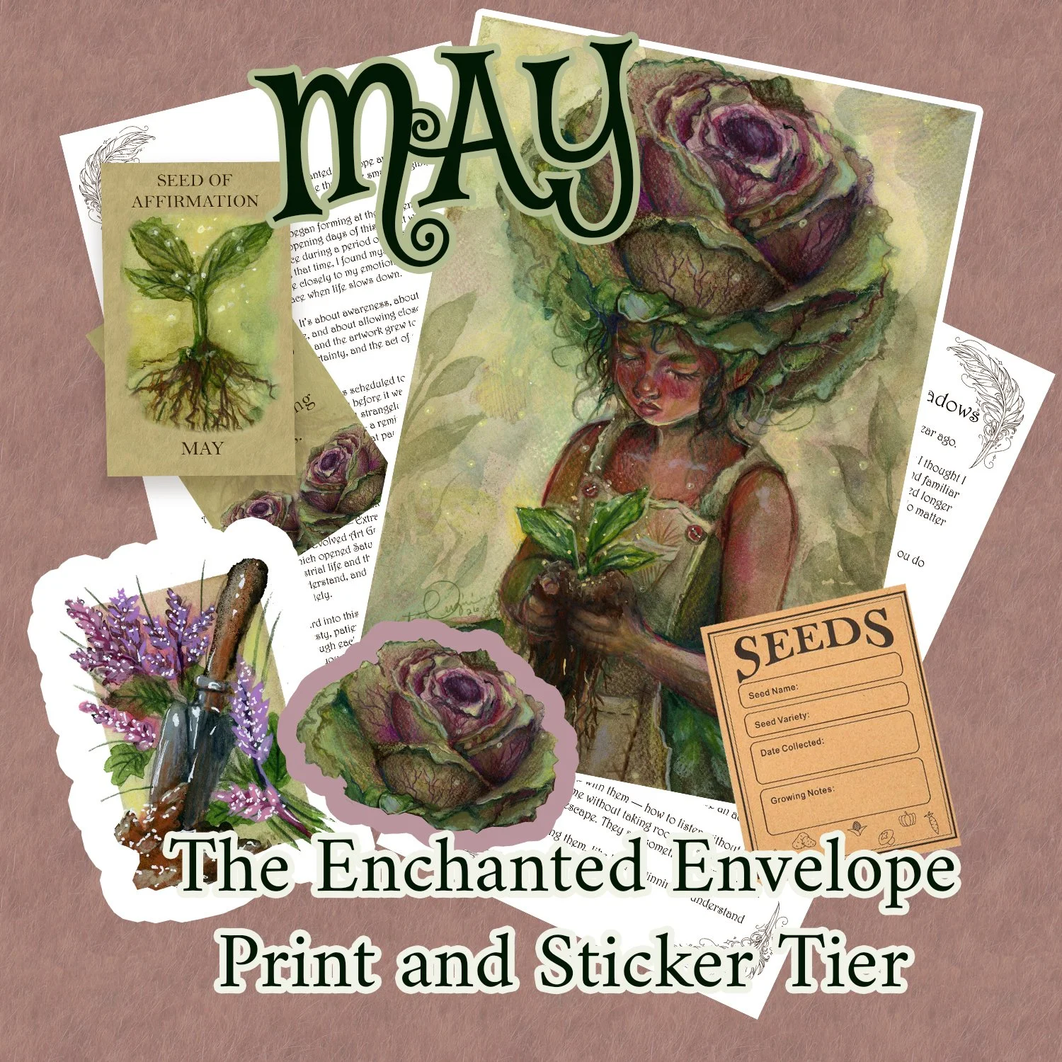 The Enchanted Envelope - Print and Sticker Tier