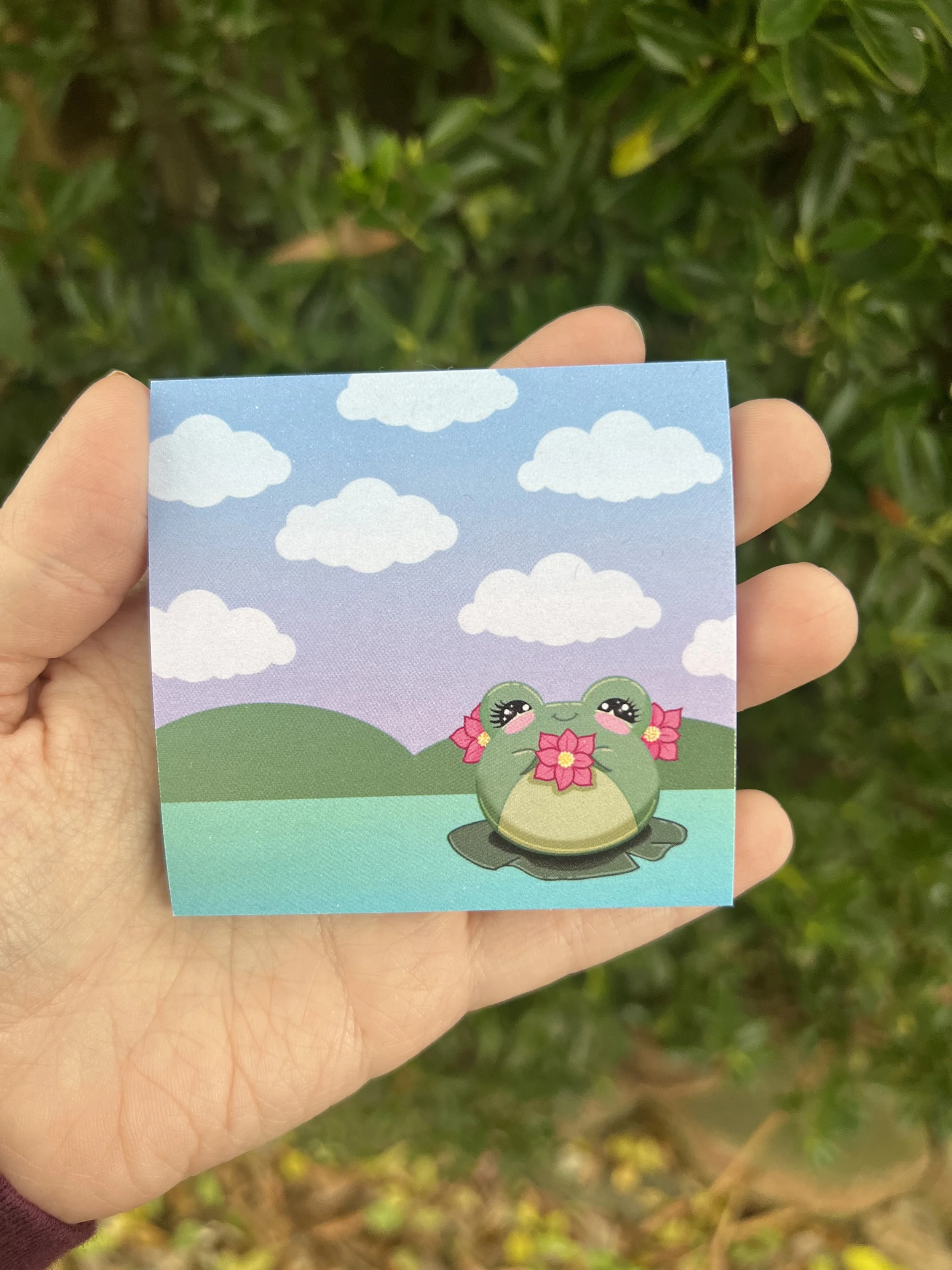 Little Frog kawaii Sticky Note