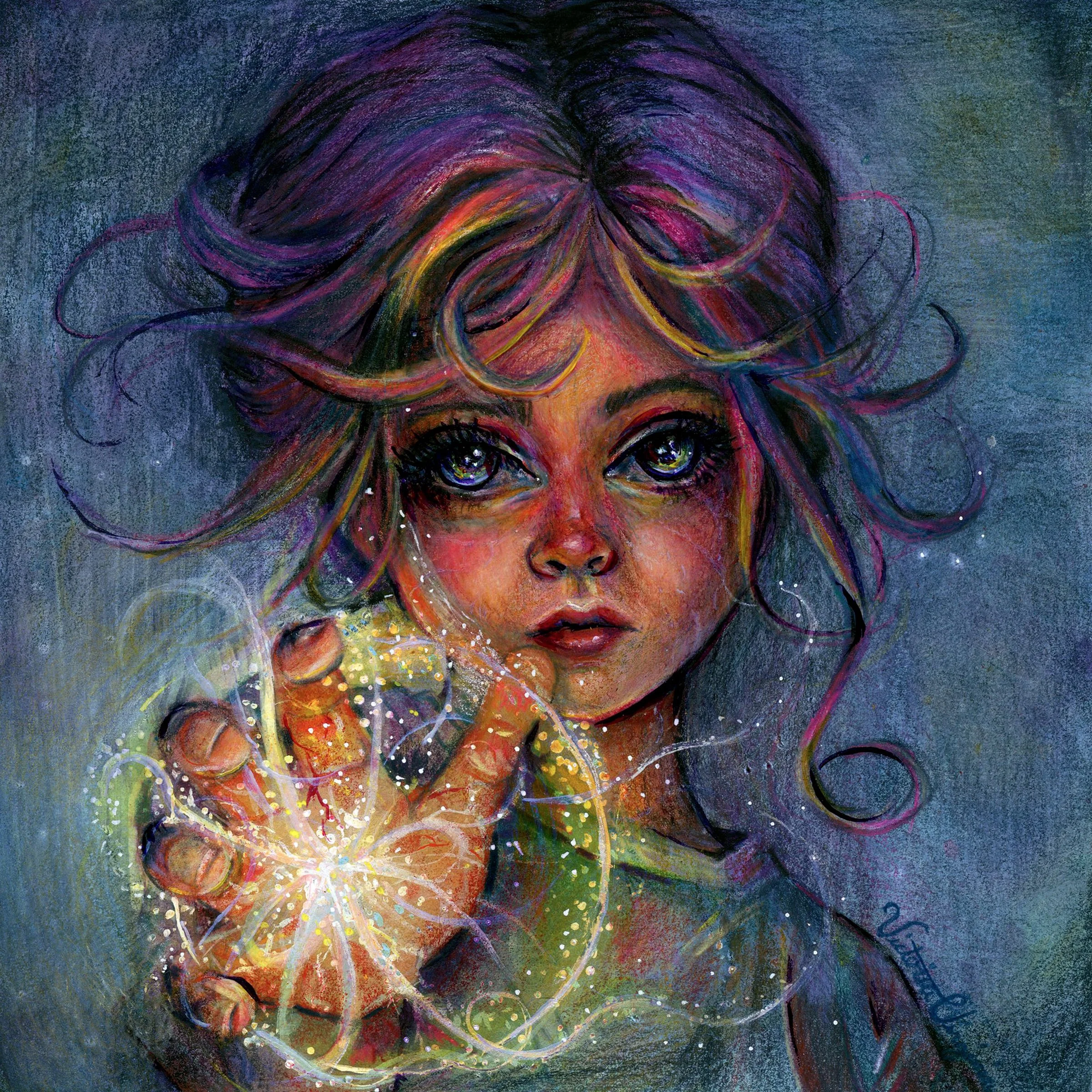 Eternity's Touch - Mixed Media 