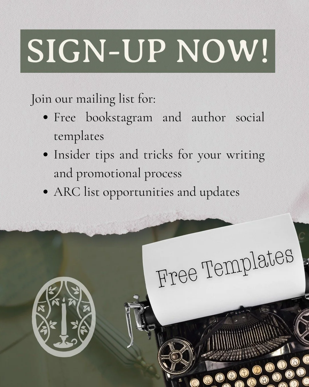 Are you an author or bookstagram fanatic?📖✒️ We've got something for you.
Join our mailing list and be the first to know all about Ashley Indie and what we have to offer. You'll get free templates, insider tips, Ashley Indie updates, spotlight oppor