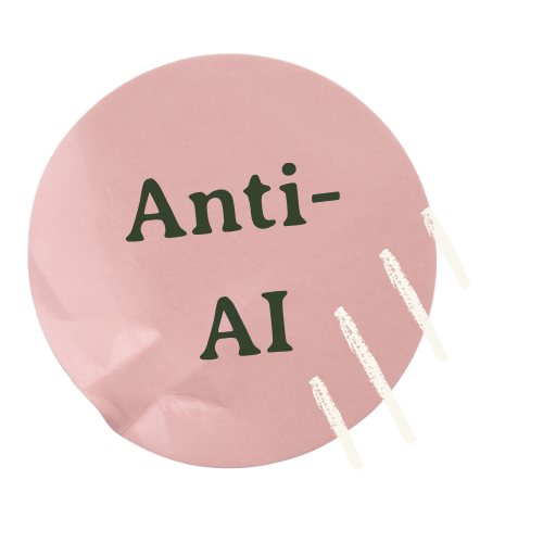 Anti-AI sticker