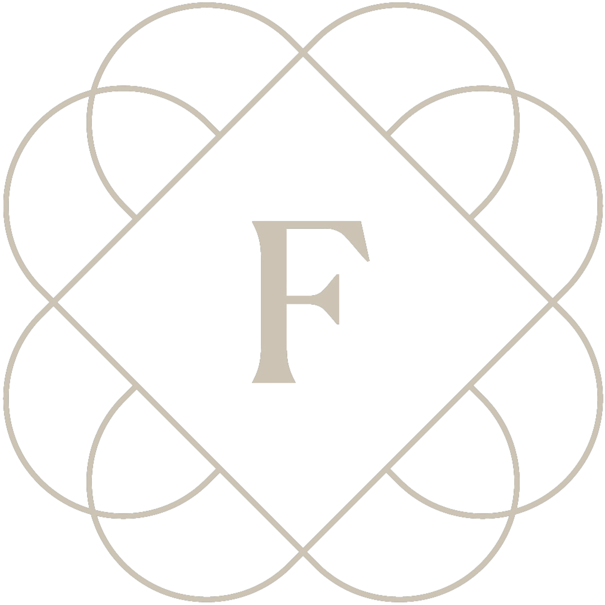Stylized logo with a large letter E in the center, surrounded by overlapping circles and geometric shapes in a diamond formation, with a black background.