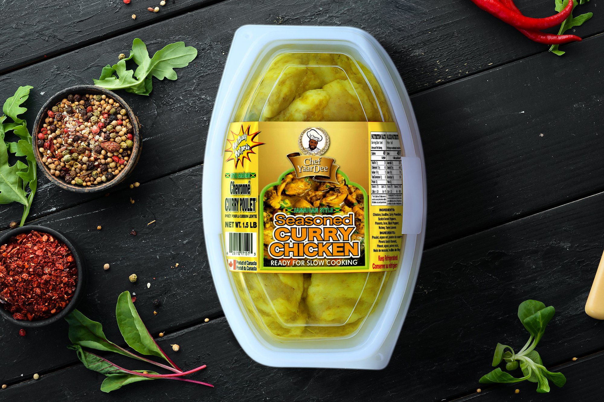 Seasoned Curry Chicken