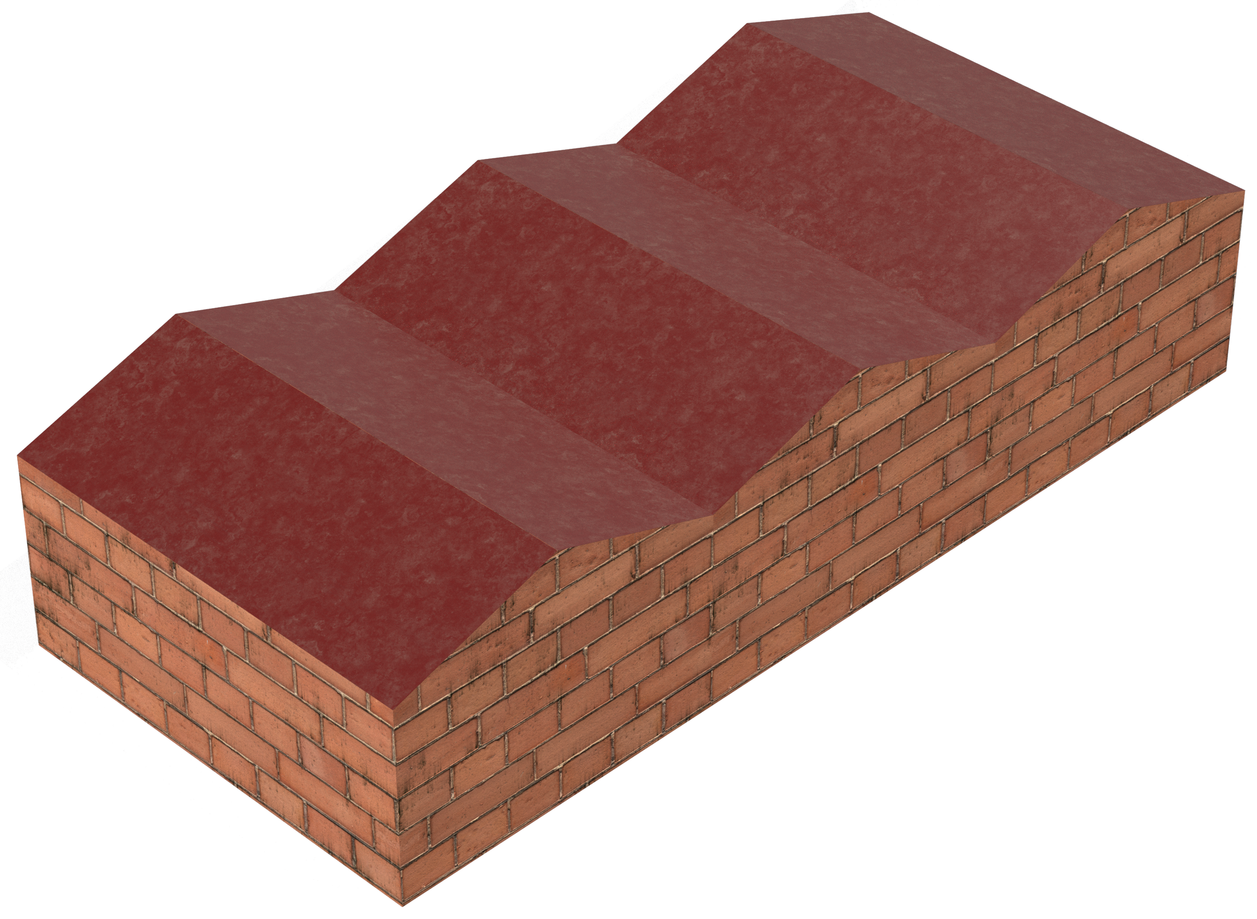 Multi-span gable roof building