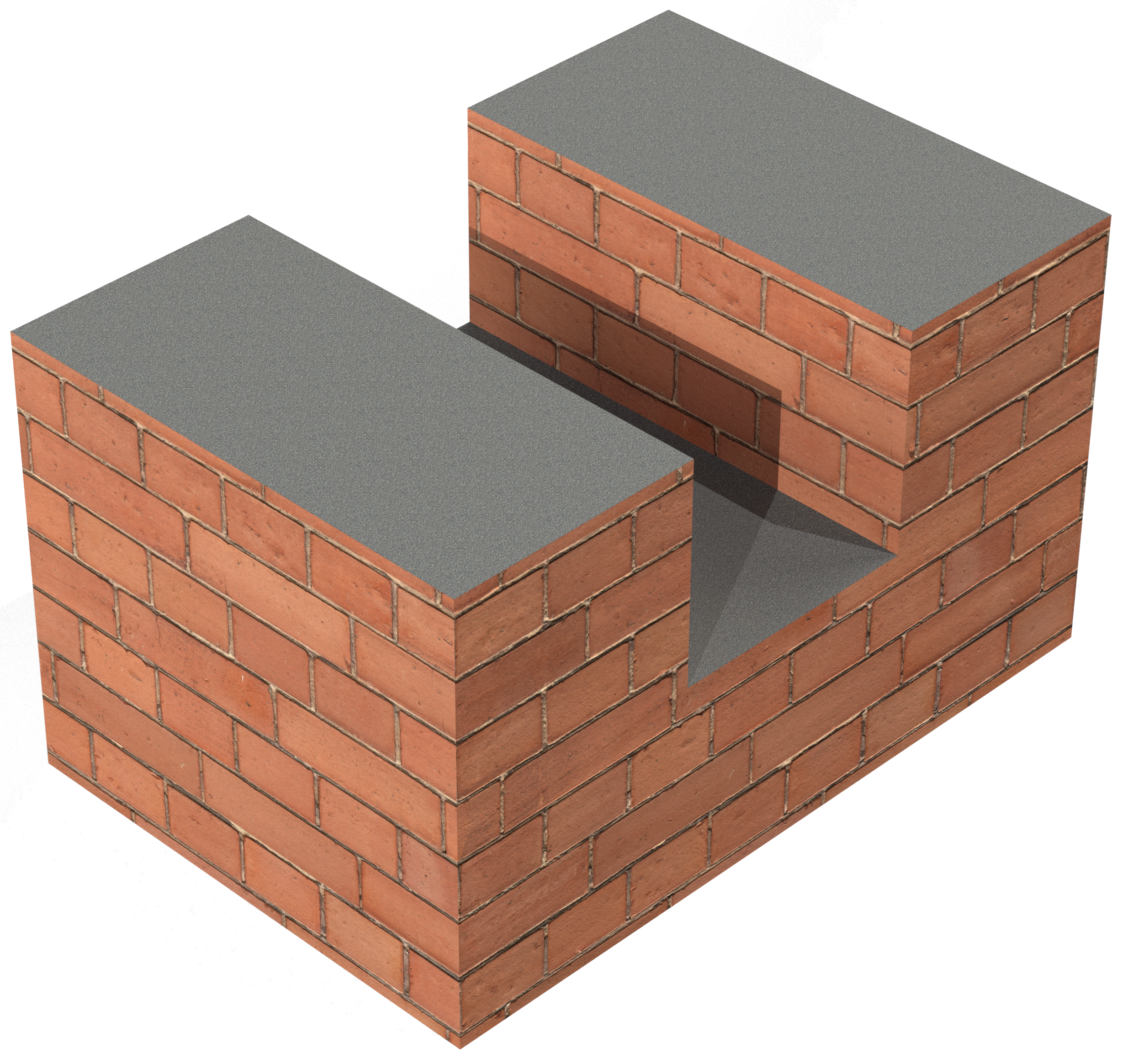 Step type 2 roof building