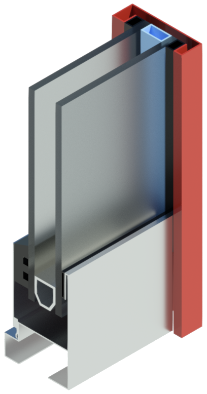 Curtain wall attachment