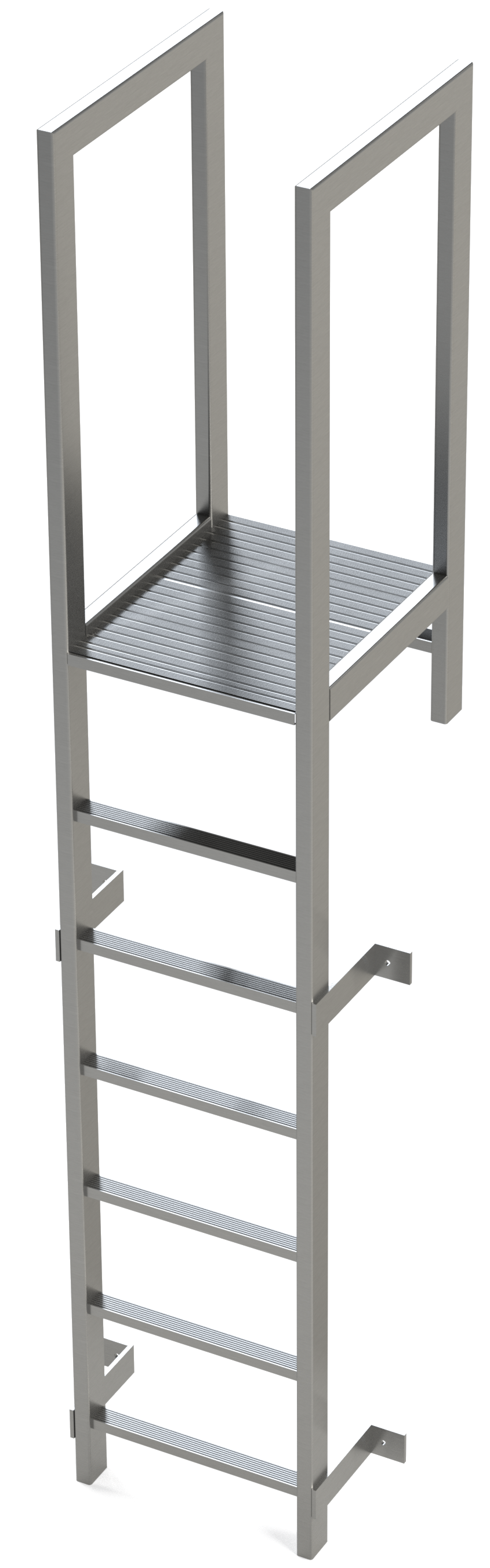 Metal ladder attachment