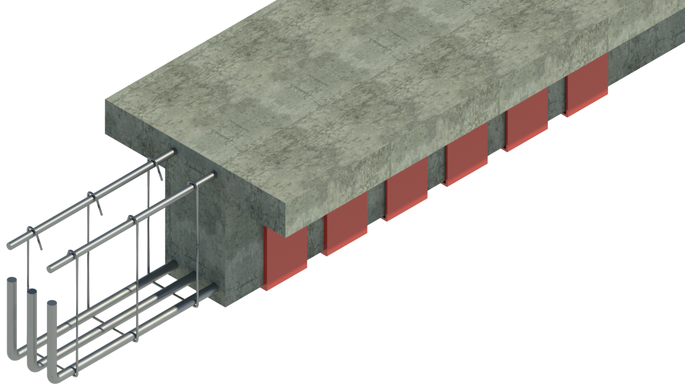 Shear strengthening of concrete beam with FRP method
