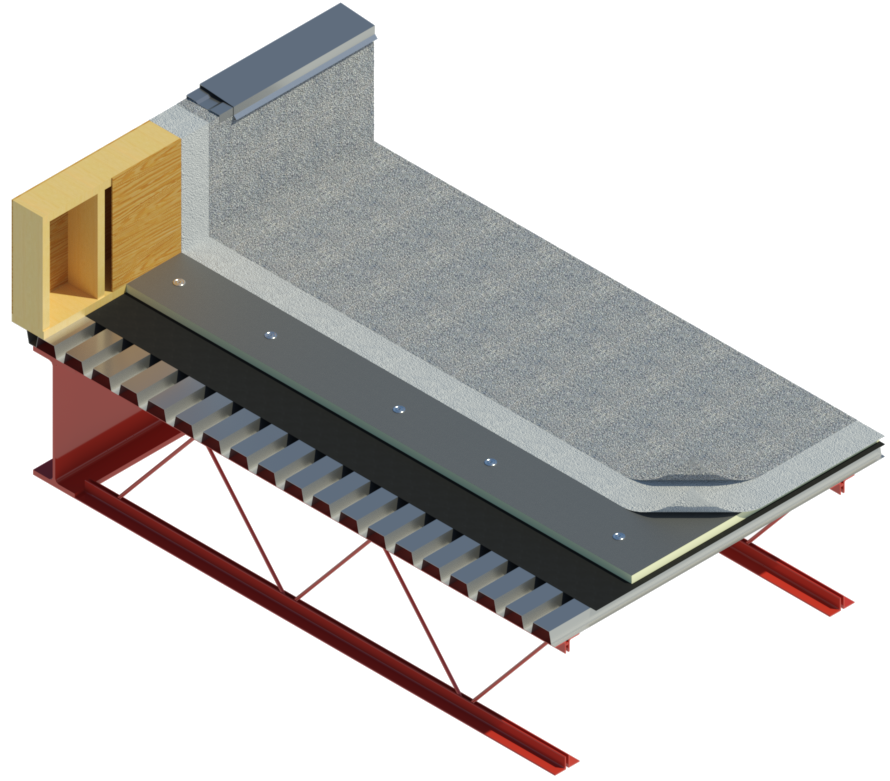 Steel joists and steel deck diaphragm attachment and design