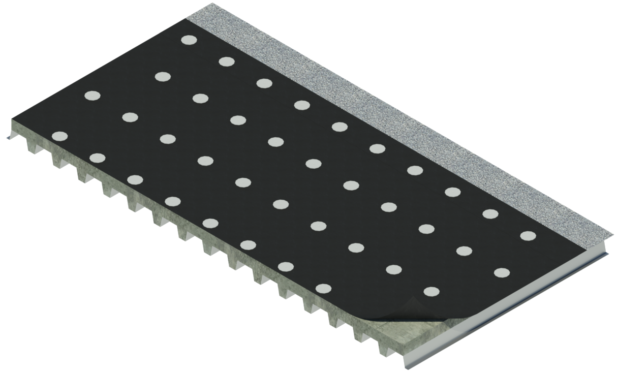 Base sheet and roofing membrane attachment to Lightweight Concrete (LWC) deck