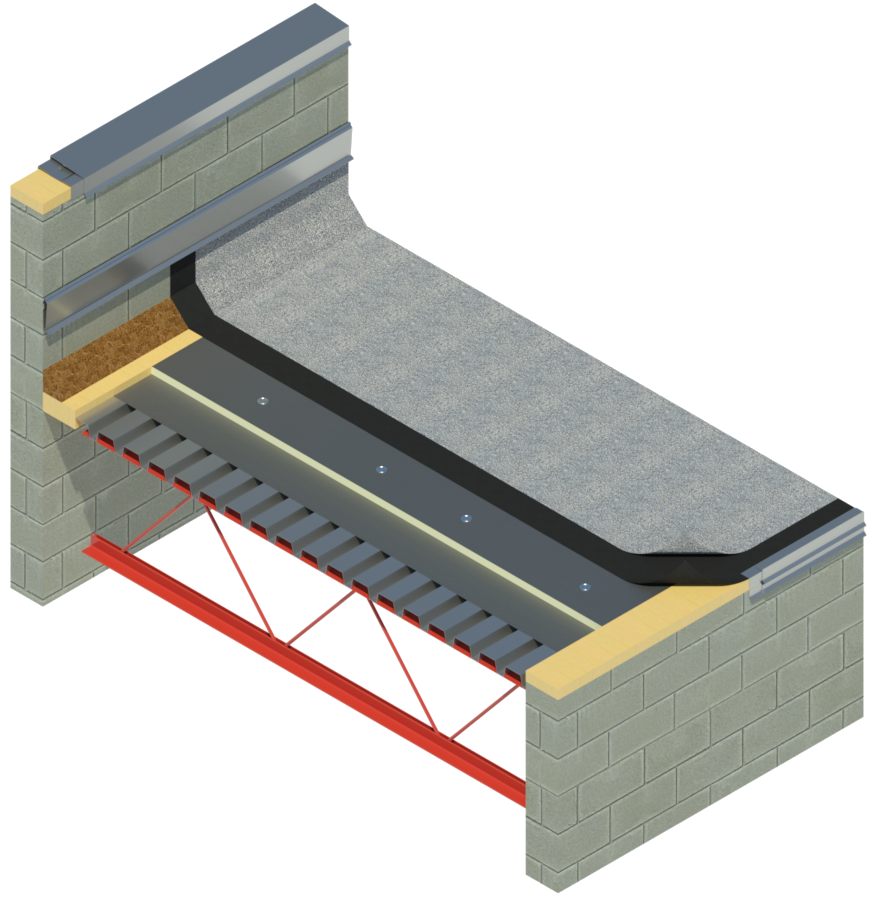 Low-slope roofing system