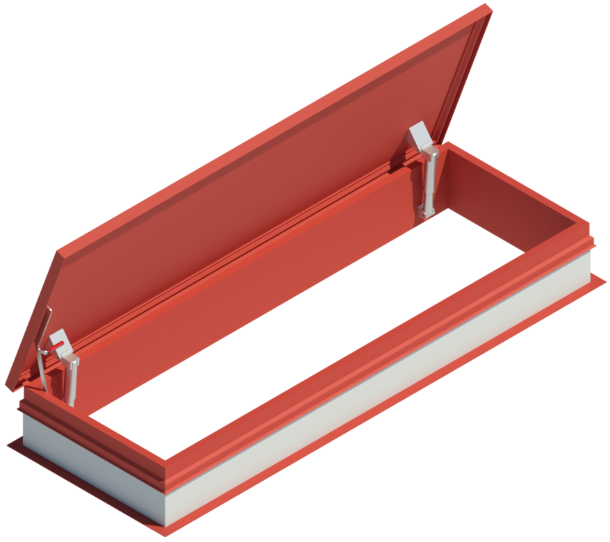 Roof hatch attachment