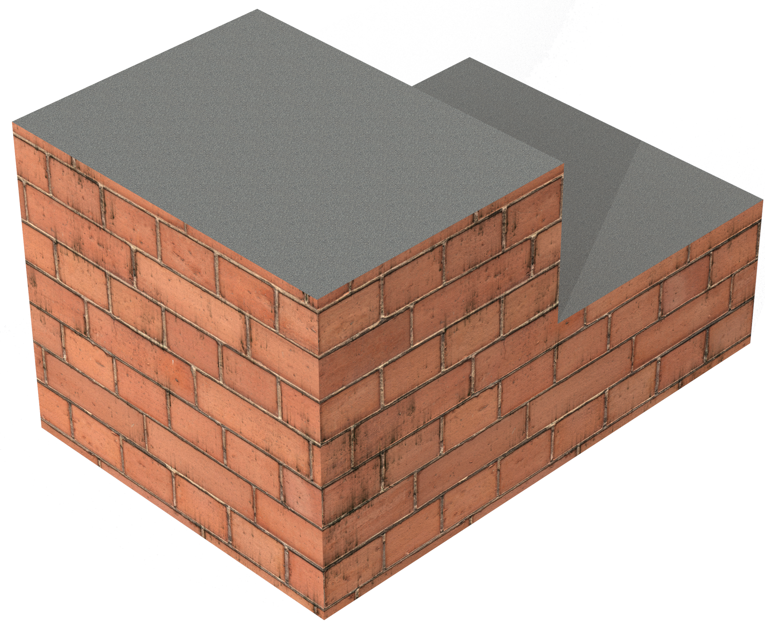 Step type 1 roof building