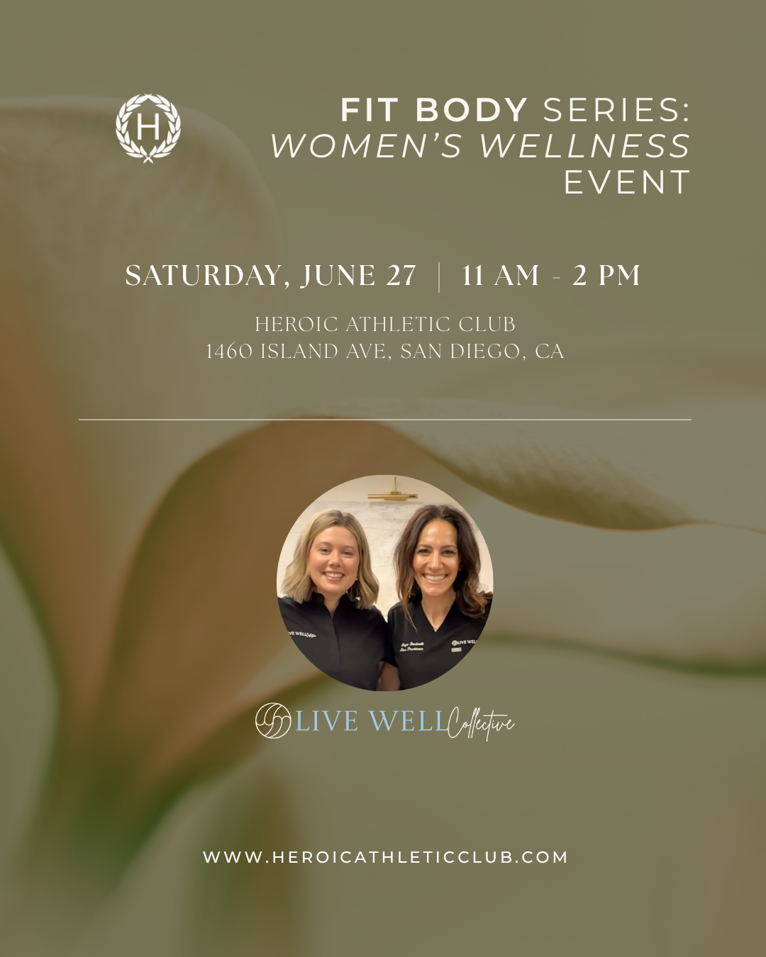 FIT BODY Series: Women's Wellness | Saturday, July 11 10:00 AM