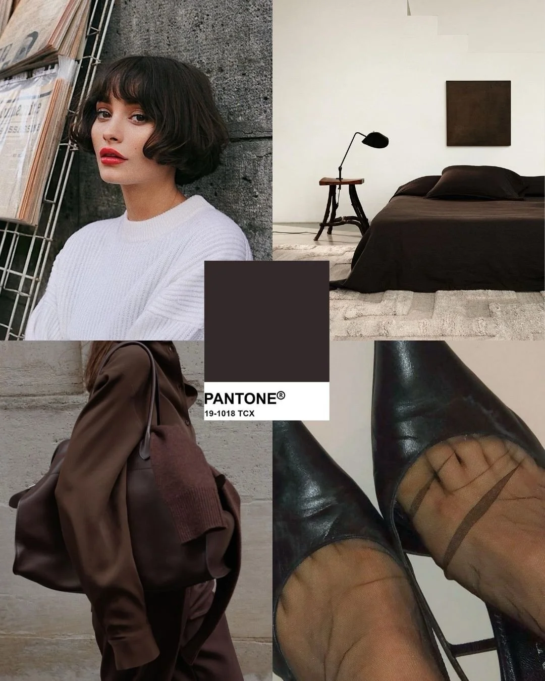Brunette mood board.
Let&rsquo;s find your shade!

Match your tone to the season&mdash;deeper, glossier, a little moodier.

Think rich espresso, soft cocoa, inky depth with light just kissing the ends.
Low effort, high polish. Always.

Winter isn&rsq