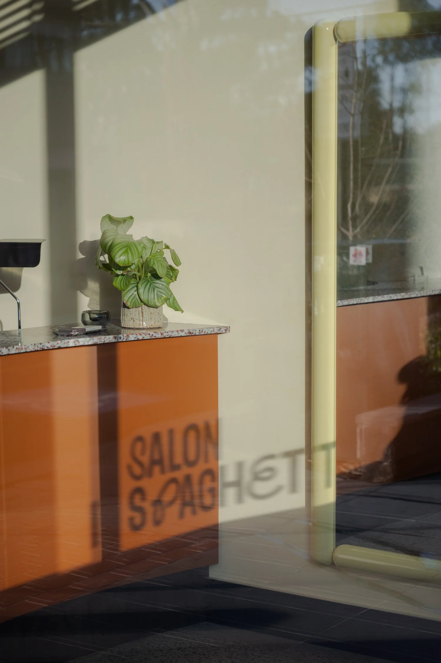 Street view of Salon Spaghetti hair salon in Brunswick, Melbourne.