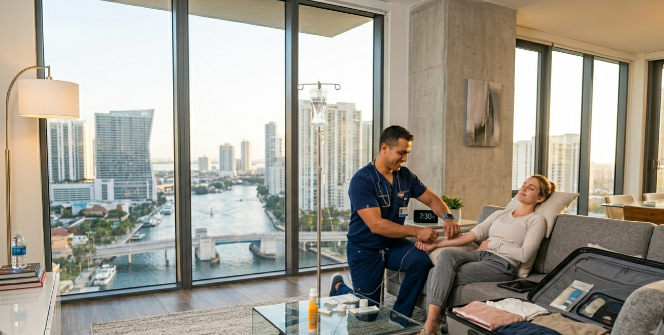 Hangover IV Therapy in Brickell — Fast Recovery for Miami's Financial District