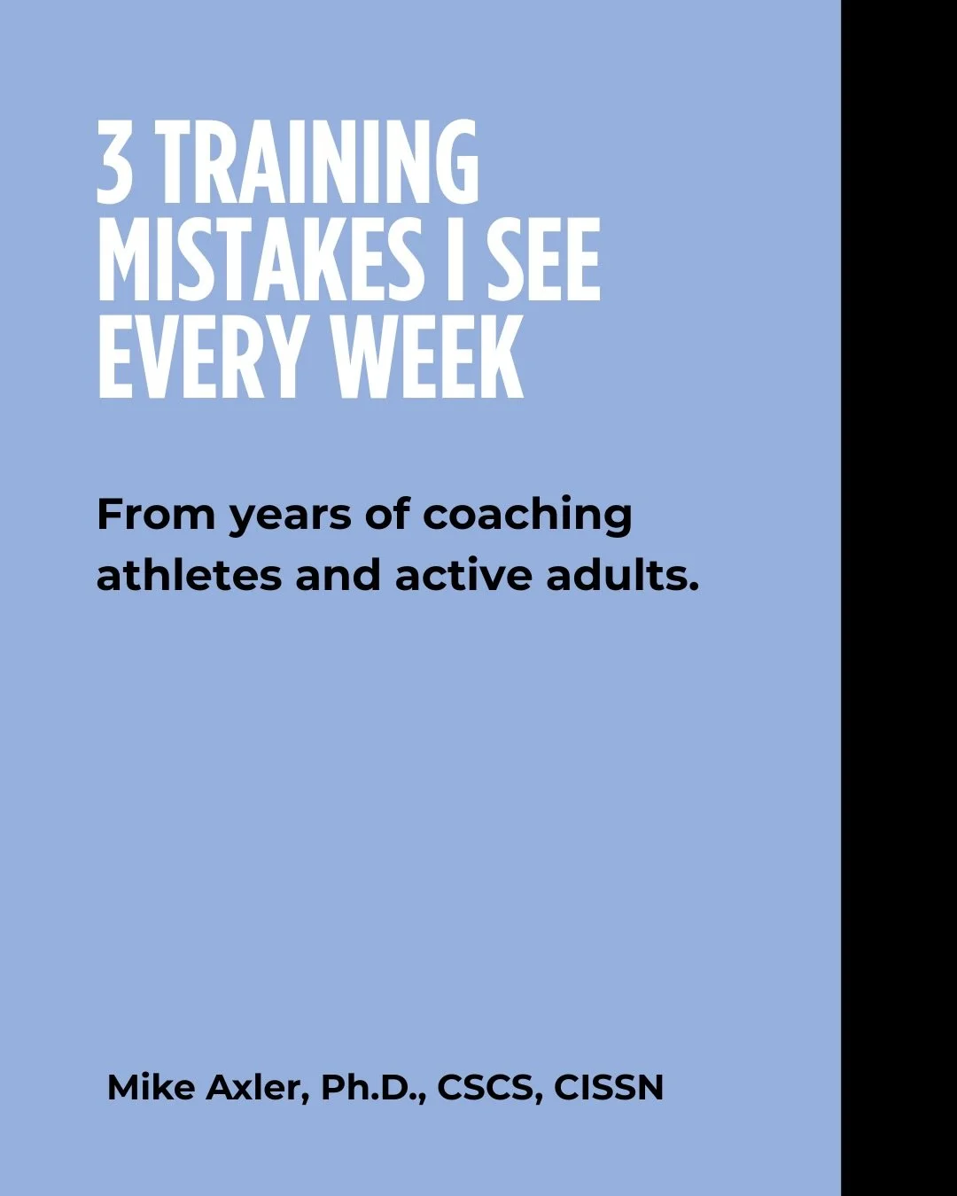 Most people I work with aren&rsquo;t struggling because they&rsquo;re not working hard enough.

In fact, it&rsquo;s usually the opposite.

They show up consistently, push themselves in training, and genuinely want to improve &mdash; but a few small p
