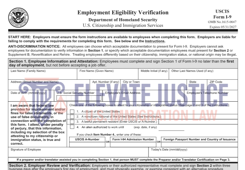 What To Do If You Receive a Notice of Inspection From ICE