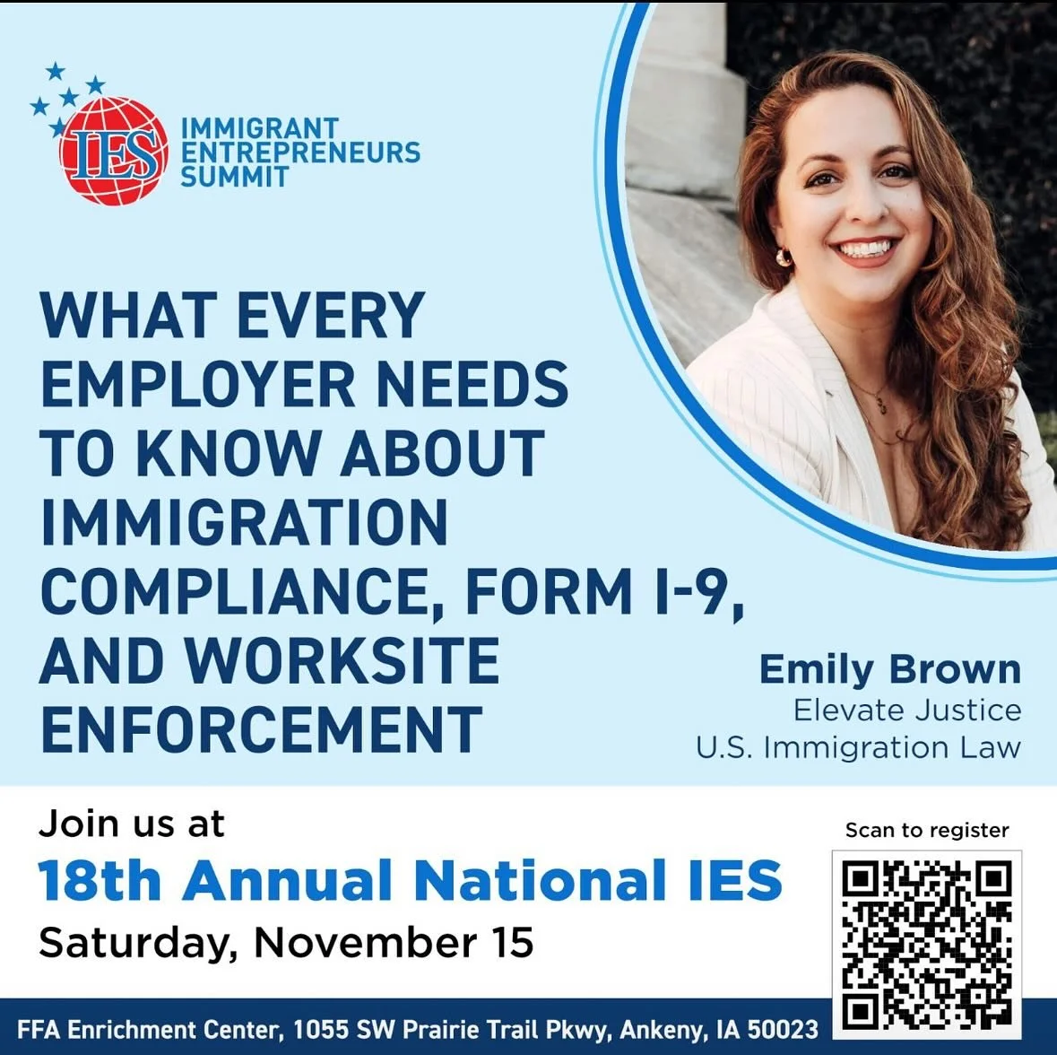 So honored to have been a speaker at the Immigrant Entrepreneurs Summit today! 

Not only did I present on Business Immigration Compliance, but I also met so many amazing and passionate immigrant entrepreneurs. As an entrepreneur myself, I loved lear