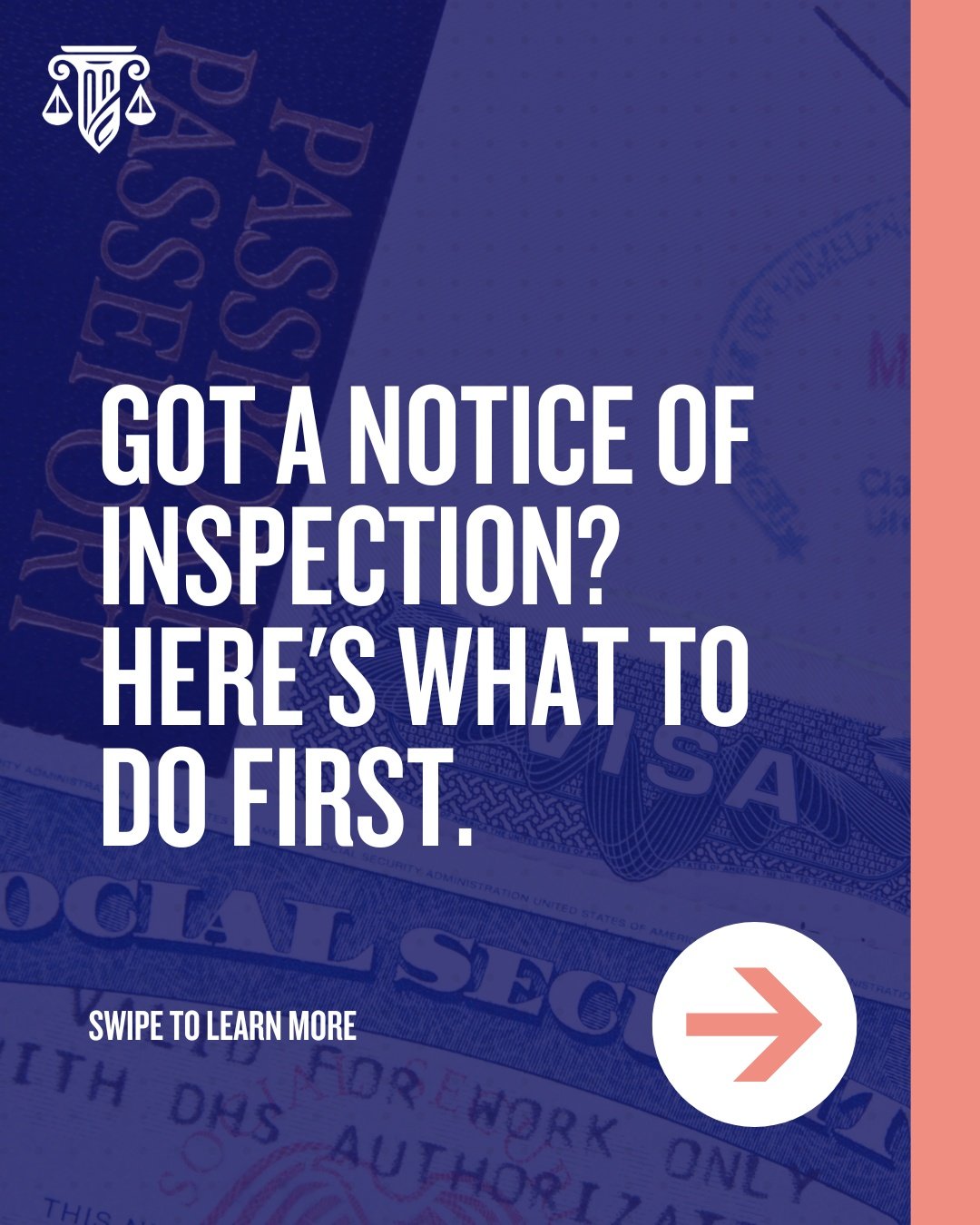 Receiving an NOI from ICE is not a death sentence for your business, but how you respond in the first 72 hours matters enormously. Never submit documents to ICE without legal review first.

📋 Full step-by-step guide on our blog at t.ly/uZT0j.

#NOI 