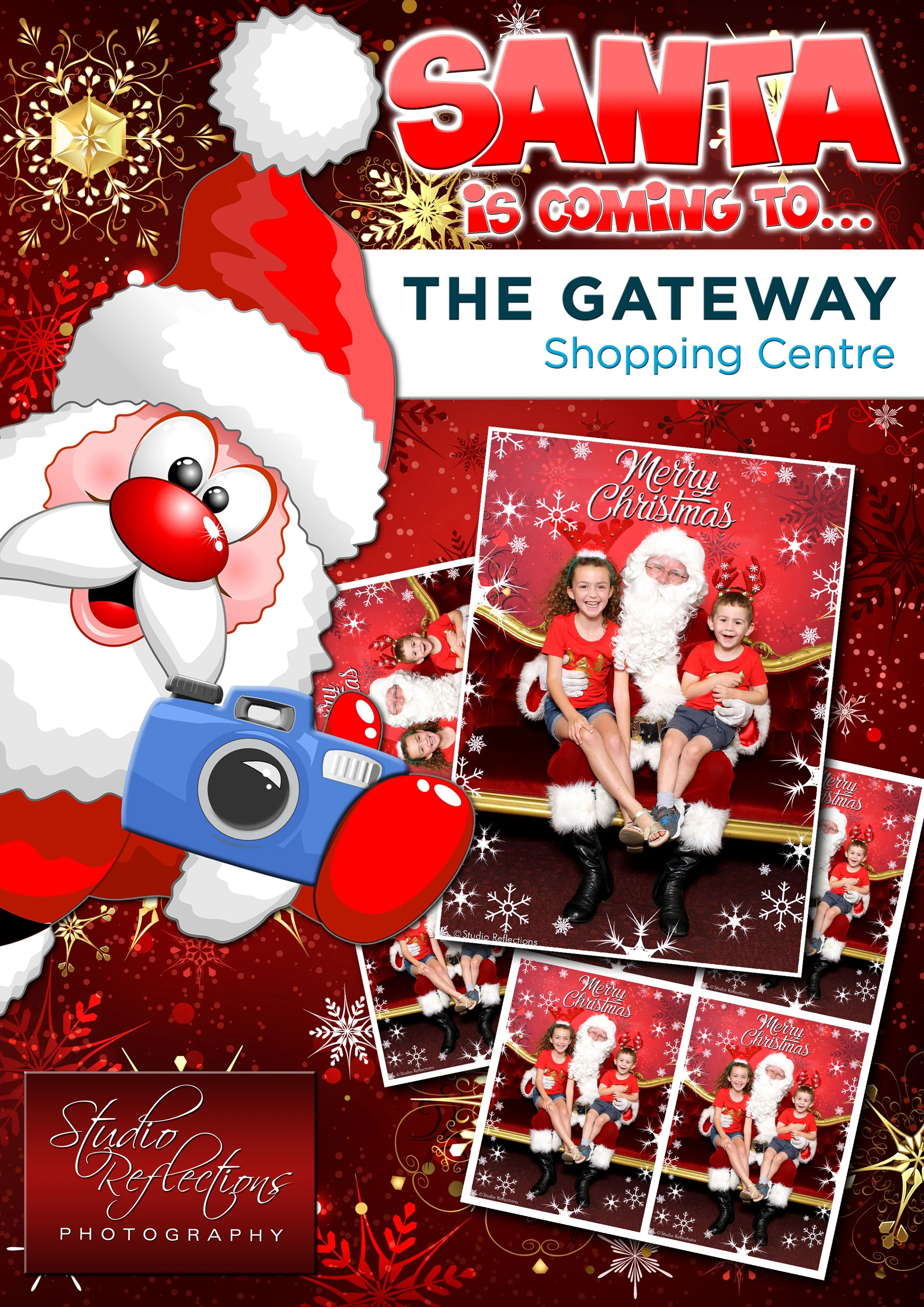 The Gateway Shopping Centre, Langwarrin, Santa Photos, Santa Paws, Studio Reflections Photography,