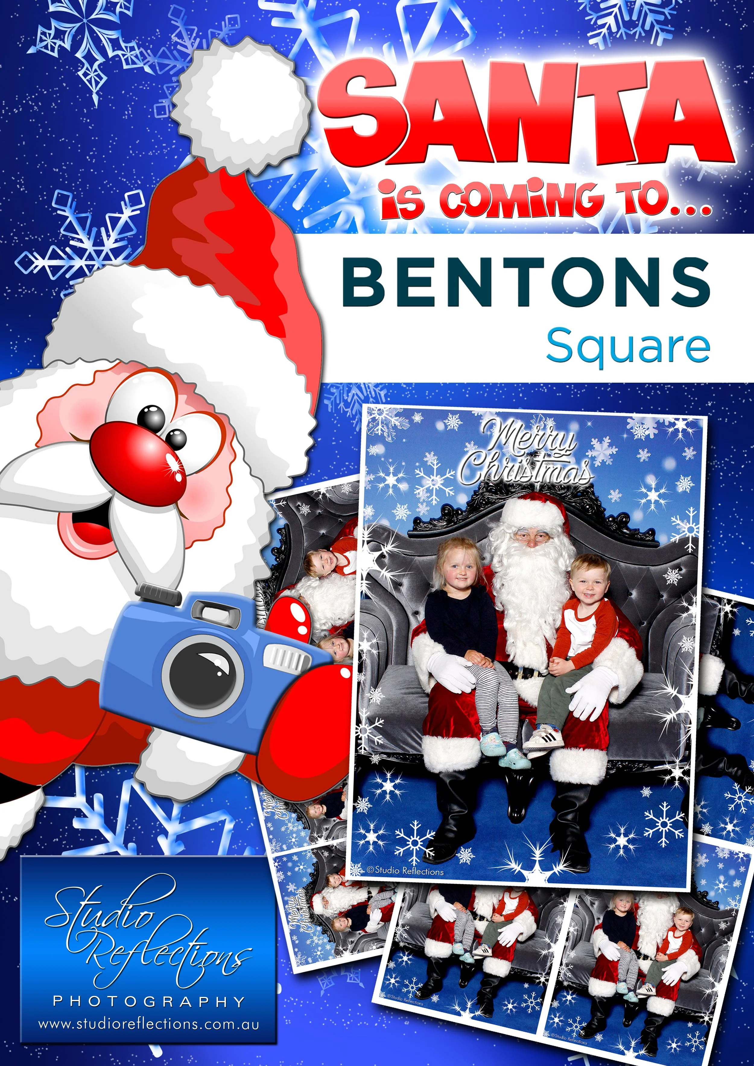 Bentons Square Mornington Santa Photos Studio Reflections Photography