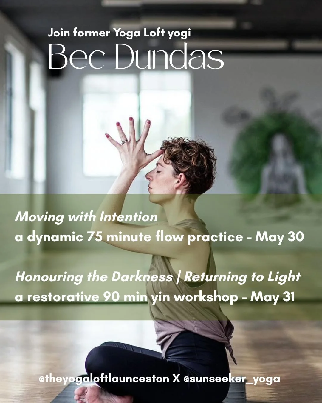 This is a special one 💫 

Join me in late May @theyogaloftlaunceston as we make our descent towards the winter solstice together. Thanks to the marvellous @erinmccabeyoga we have TWO chances to share the air and I&rsquo;m so excited 🫶🏼 

Moving wi