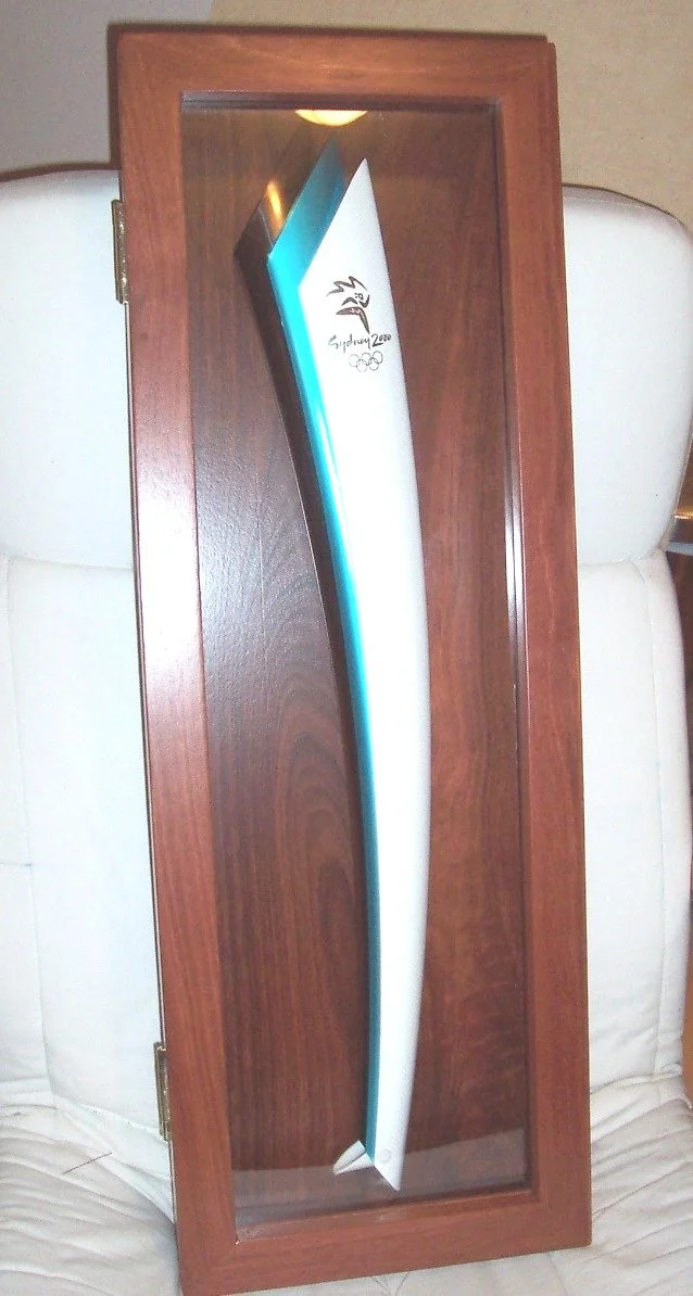 Jarrah display case for Sydney Olympic torch